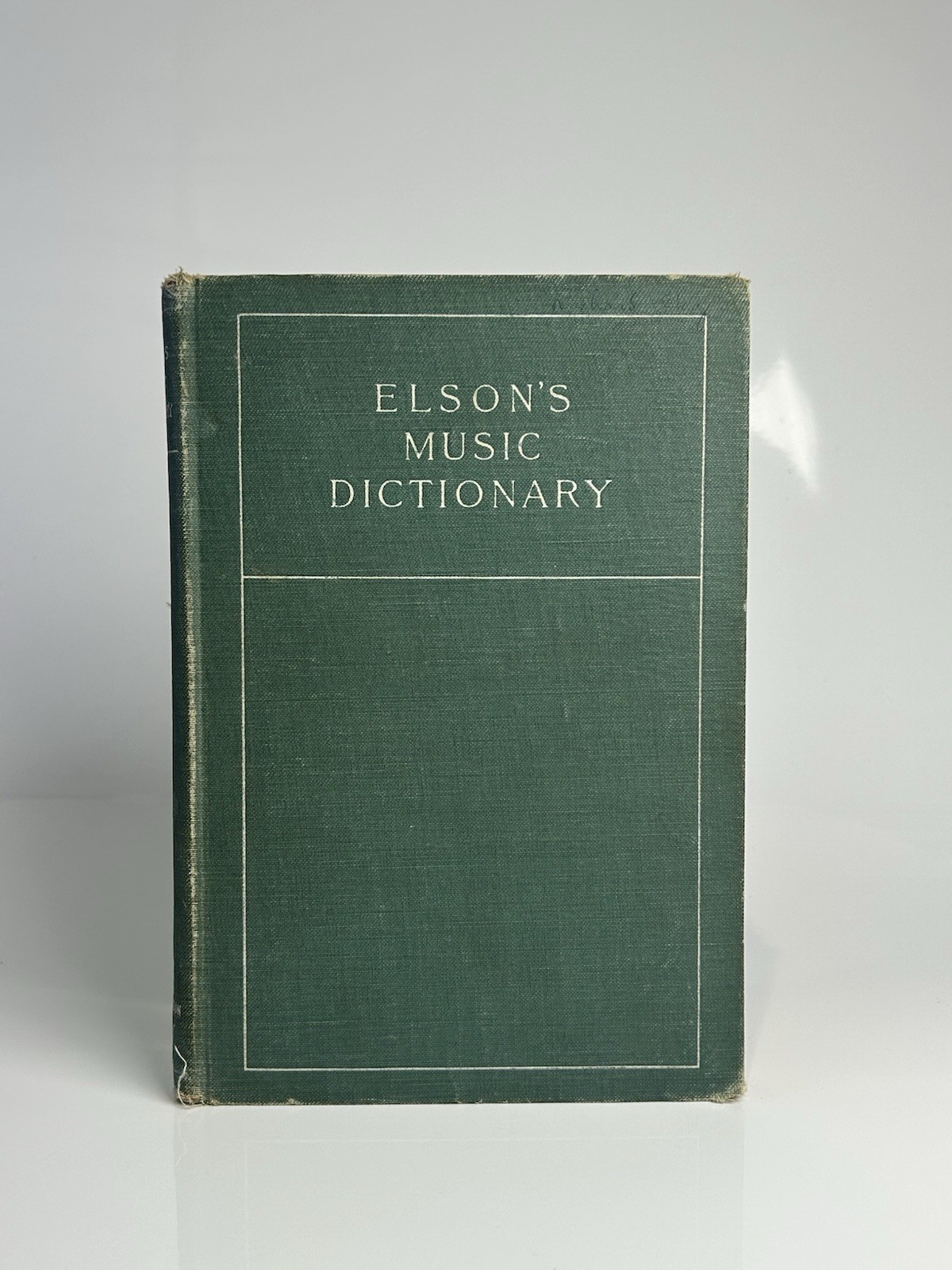 Elson’s Music Dictionary By Louis C. Elson 1905 Edition HC Book
