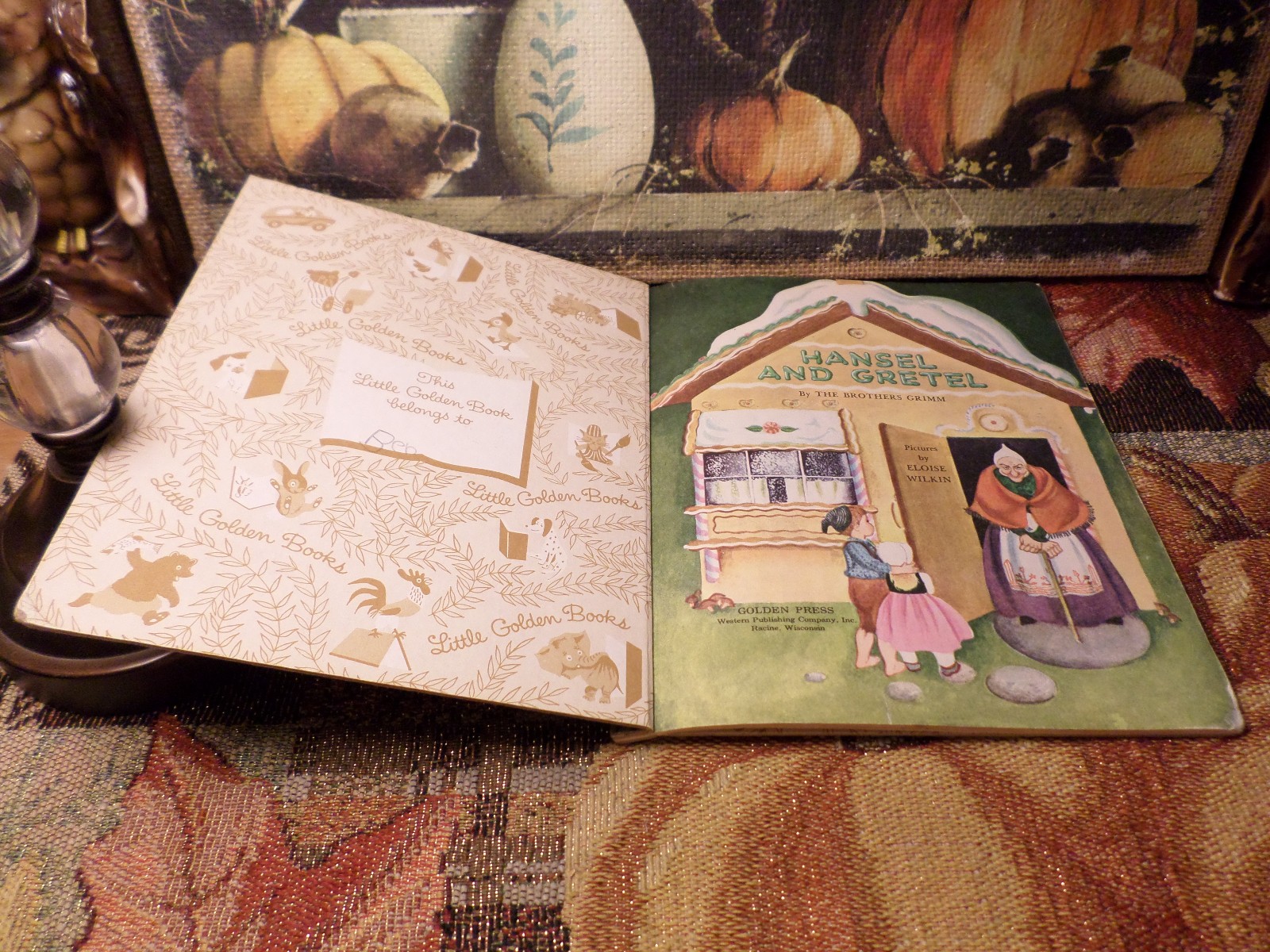 Hansel and Gretel (Little Golden Book) 1981 The Brothers Grimm Hardcover