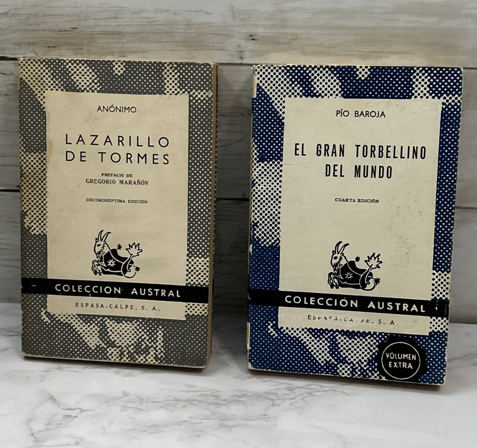 Vtg (2) Spanish Language Novella Coleccion Austral Literature Poetry Spain