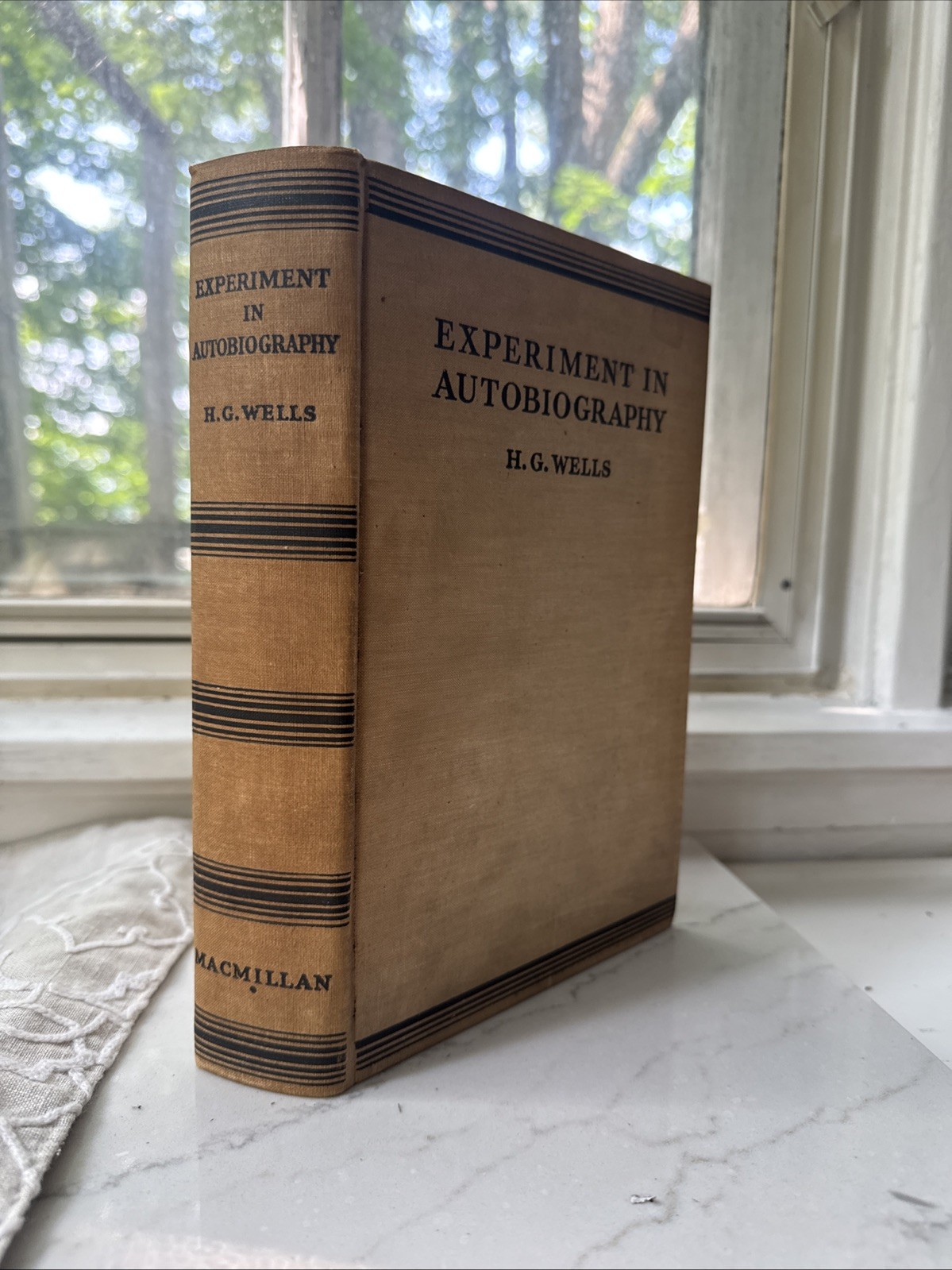 EXPERIMENT IN AUTOBIOGRAPHY by HG WELLS 1934 1st Edition