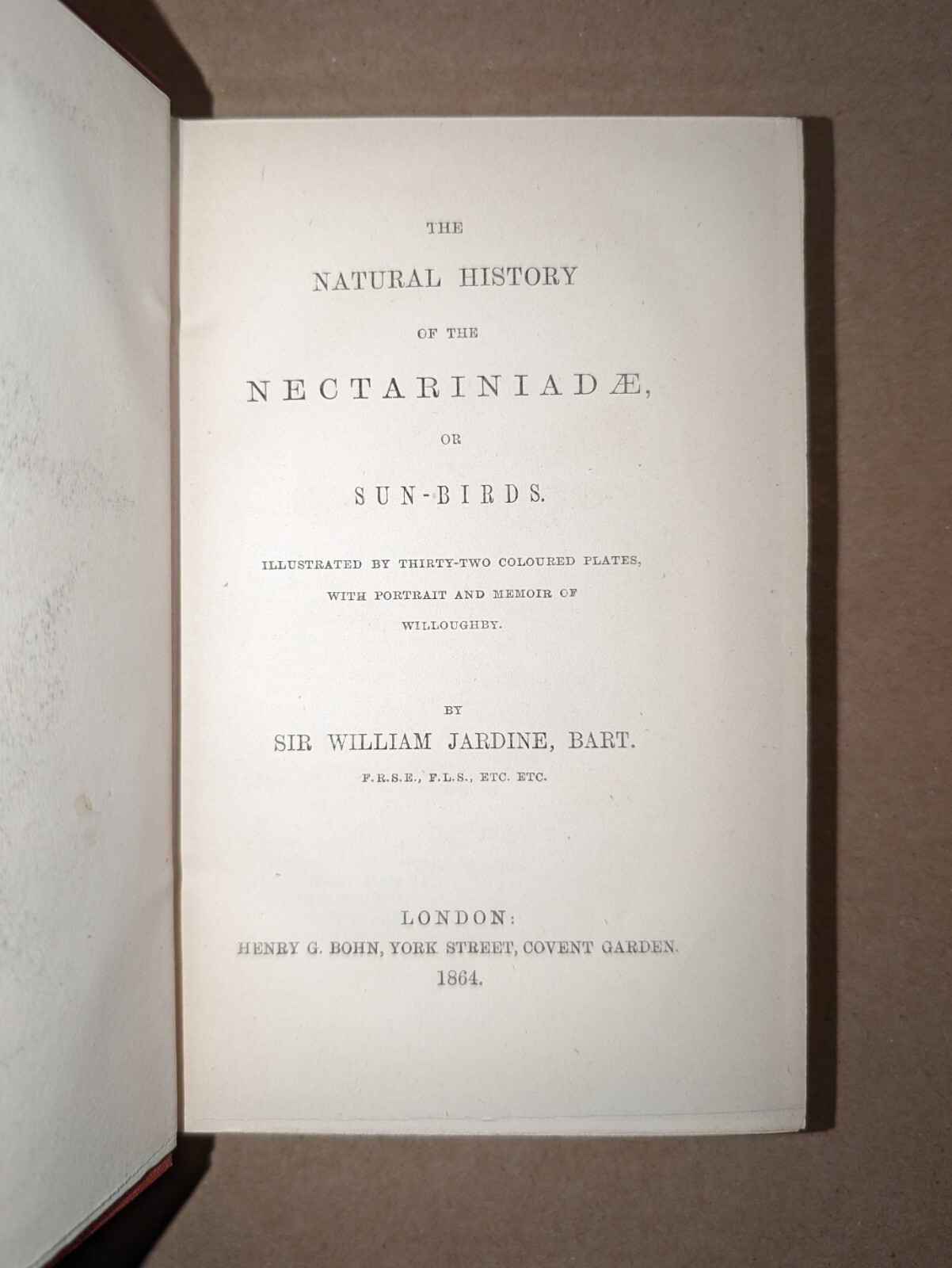 Naturalists‘ Library Nectariniadae Sun-Birds William Jardine 1864 color plates
