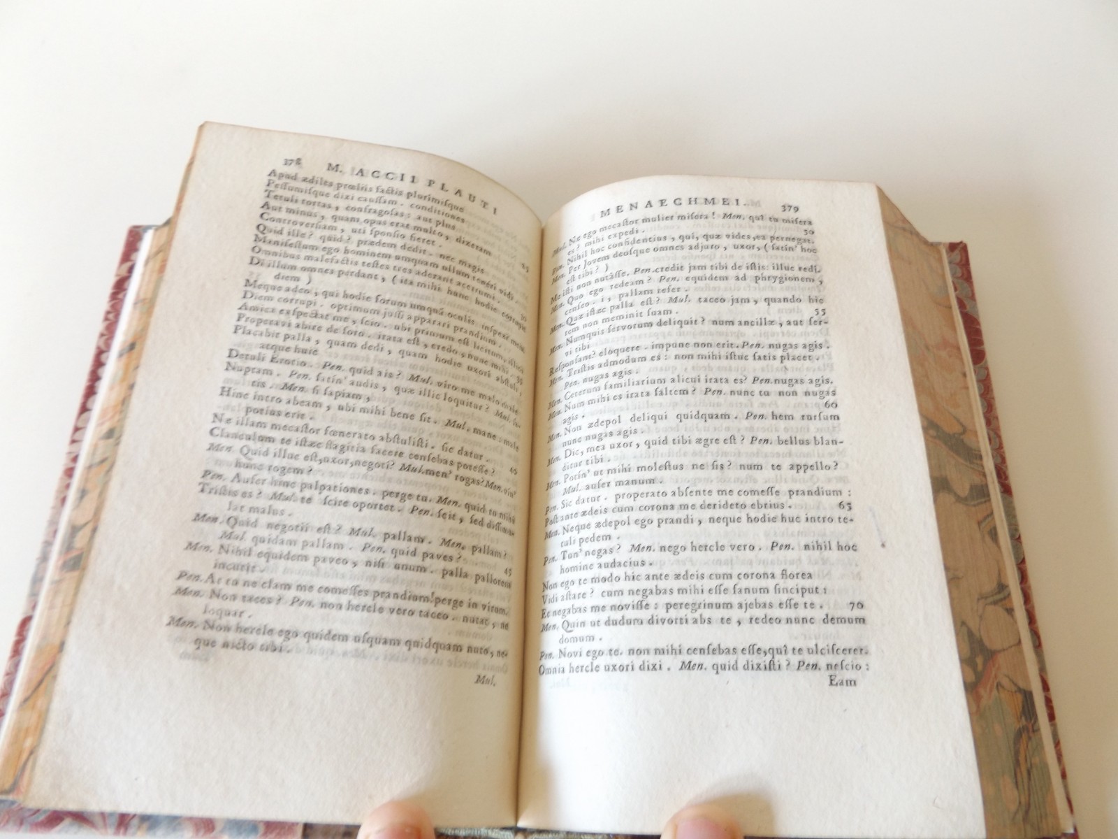 1725 M. ACCII PLAUTI COMMOEDIAE SUPERSTITES VIGINTI Plautus CLASSIC Latin
