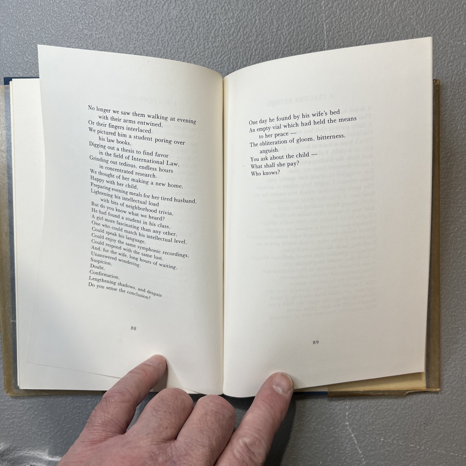 Through the Hours SIGNED Bernice Randall Angelico Poetry 1964 Washington DC