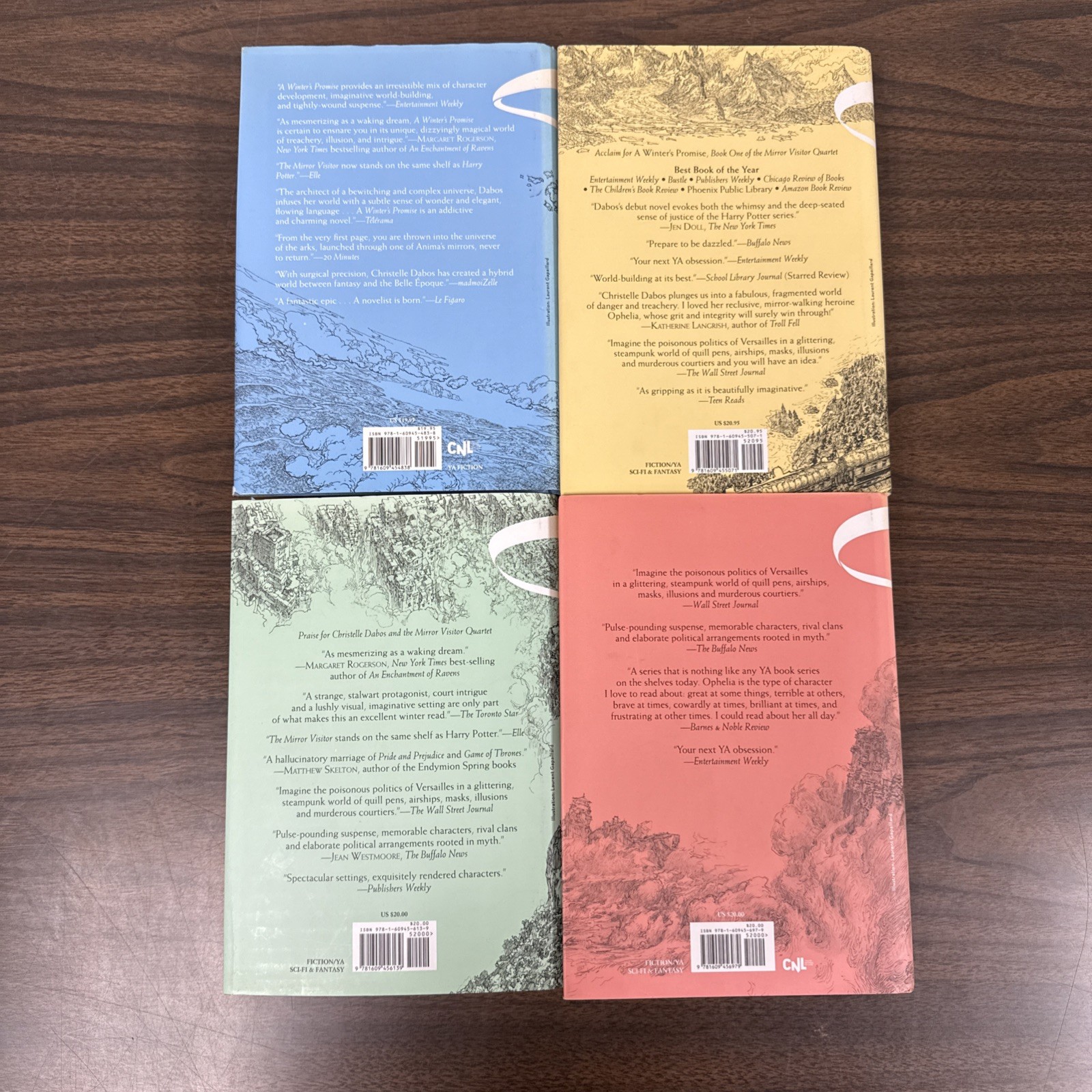 The Complete MIRROR VISITOR QUARTET Christelle Dabos Europa Editions Hardcovers