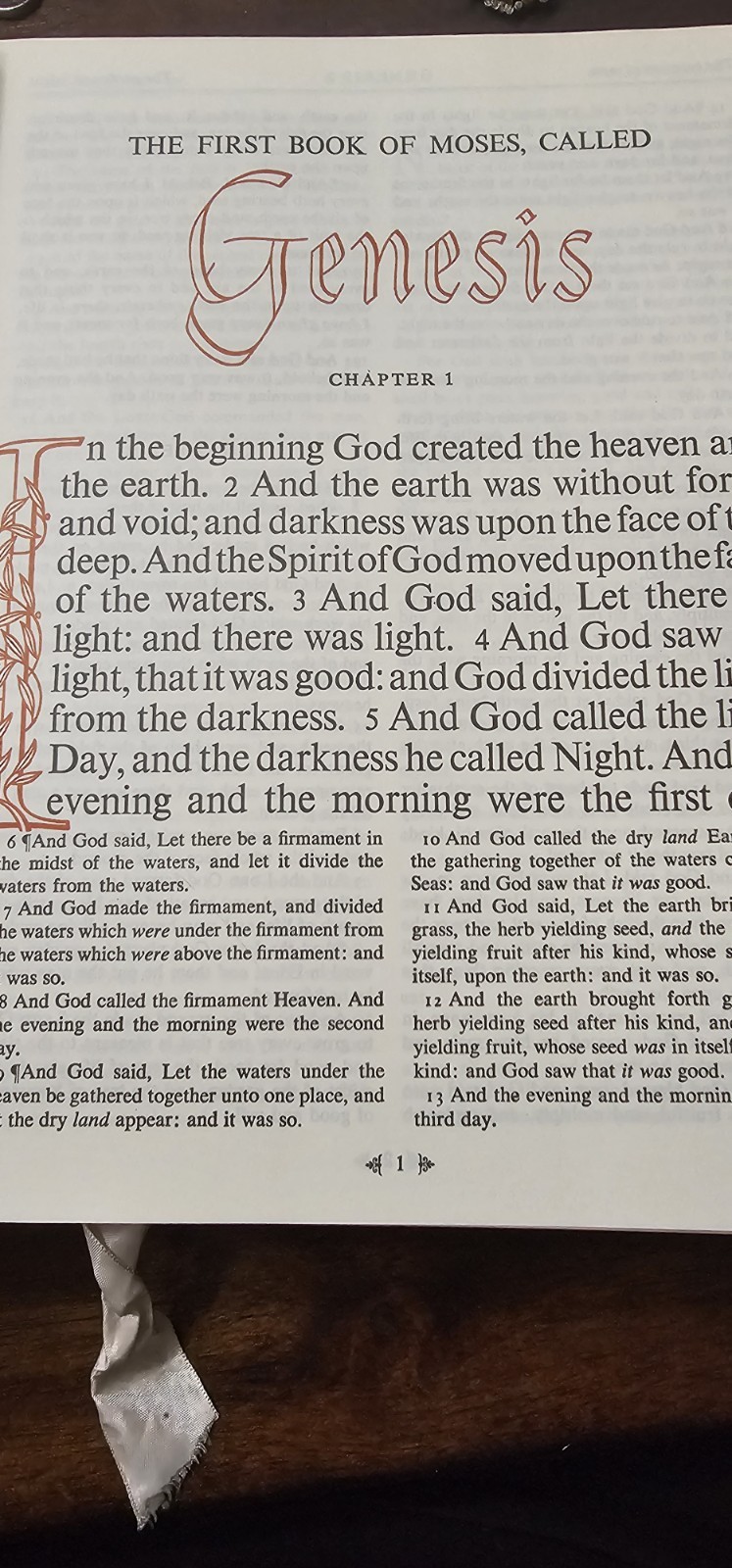 The Holy Bible King James Version, Rembrandt Edition, Vintage, 1973, Like NEW
