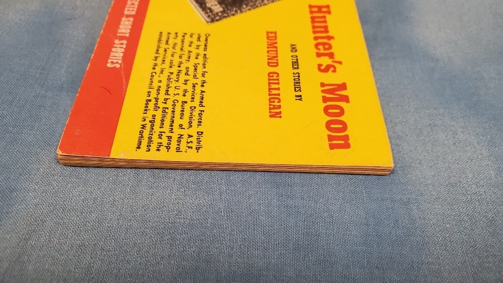 Armed Services Edition Hunter’s Moon 1055 Gilligan Very Good