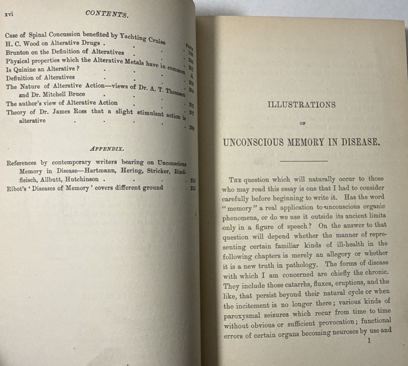 Illustrations Unconscious Memory Disease Creighton 1886 1E Antique Medical Book