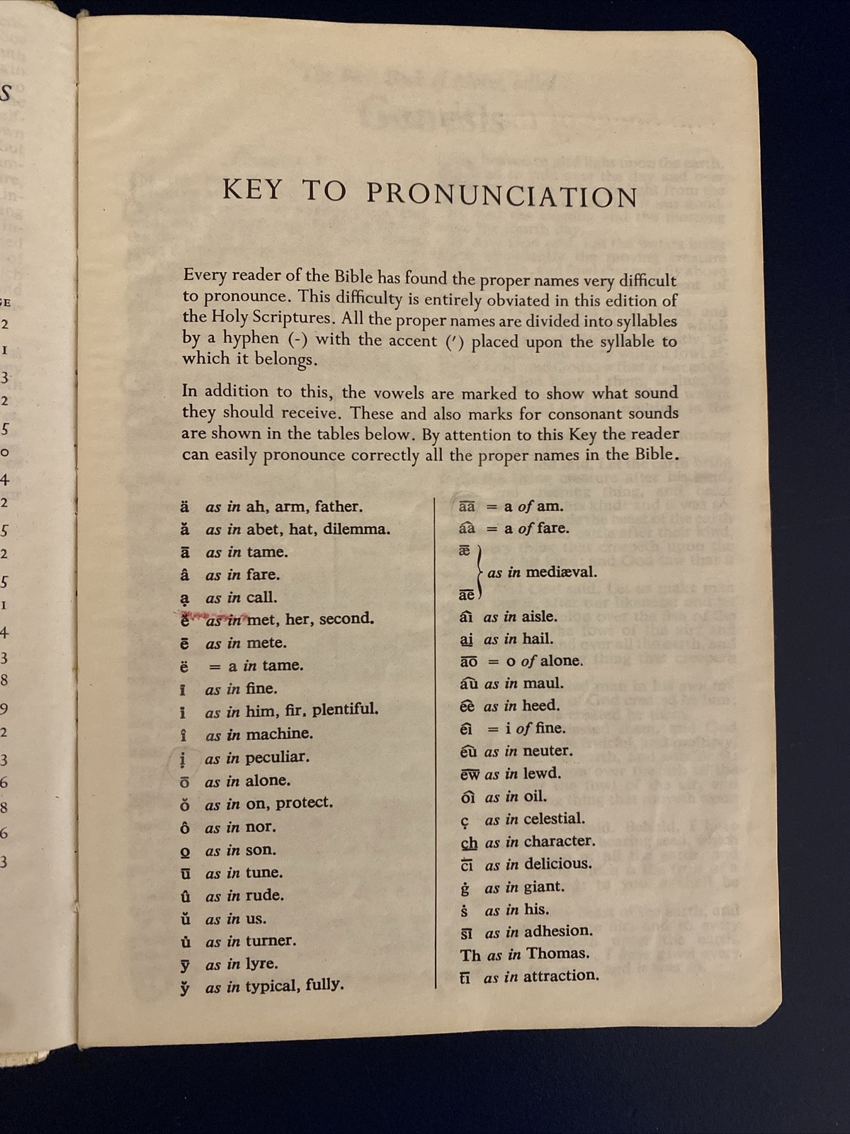 Holy Bible / King James Version / Imitation Leather / Self-pronouncing edition