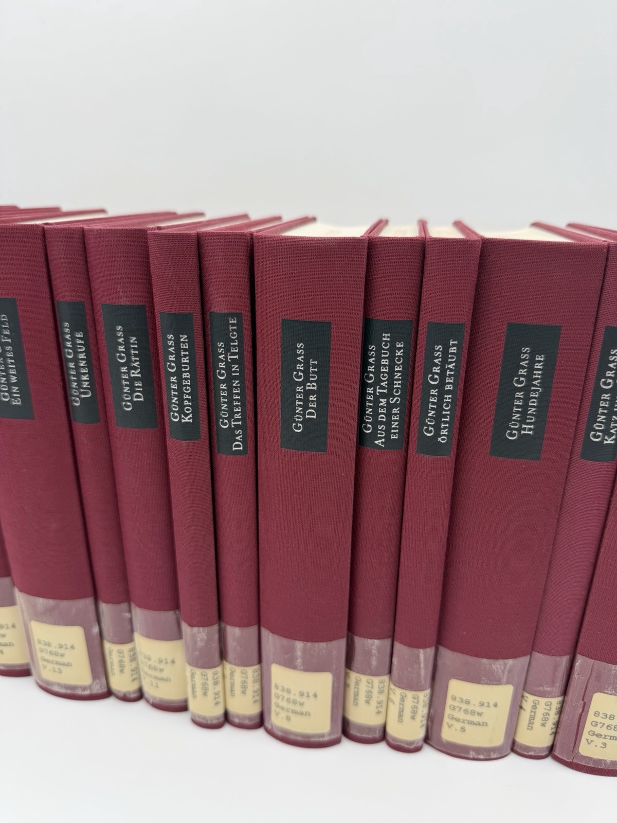 Gunter Grass Werkausgabe 16 Vol Set German Literature Hardcover Books