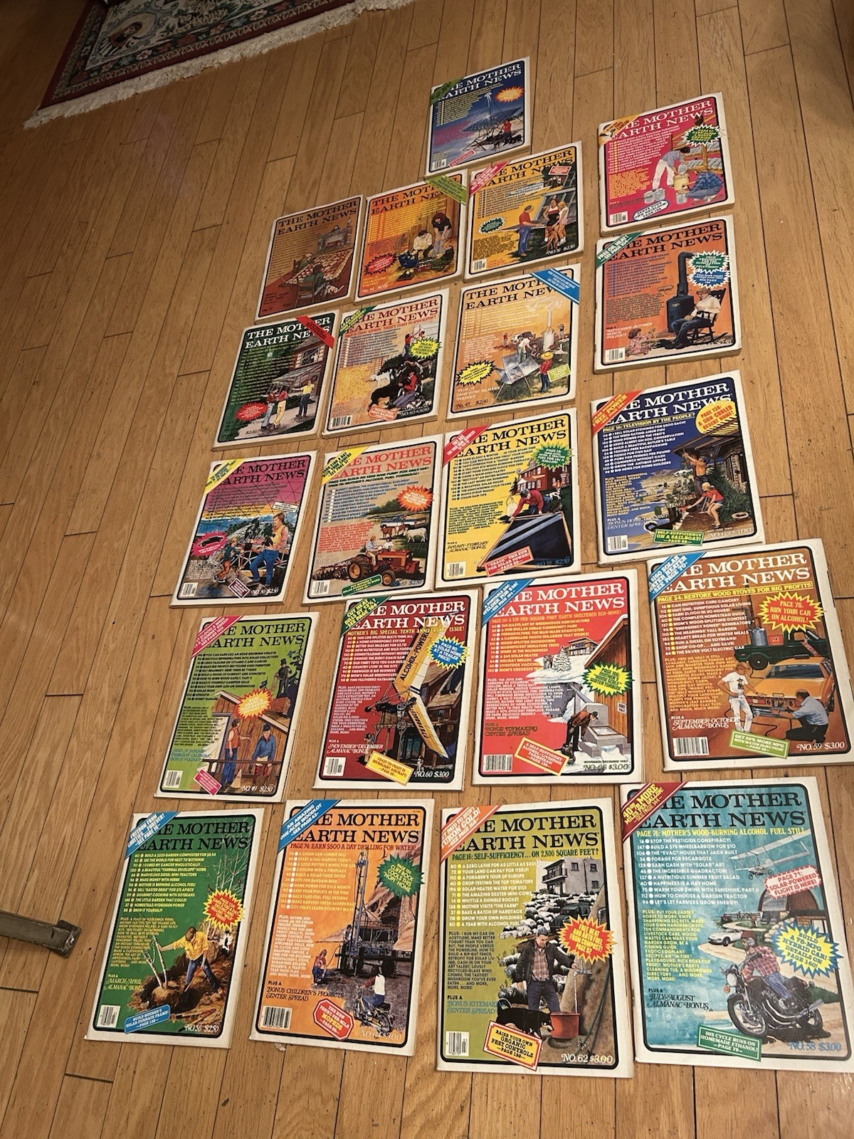 Mother Earth News Lot 21 Assorted Issues Many 80s Complete In Good Condition