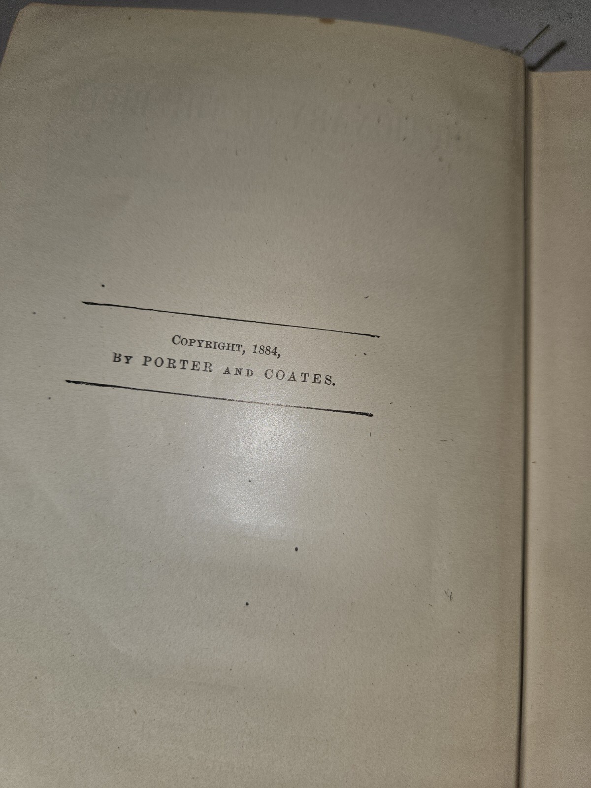 Bible Dictionary William Smith, Porter and Coates 1884 Teachers Edition
