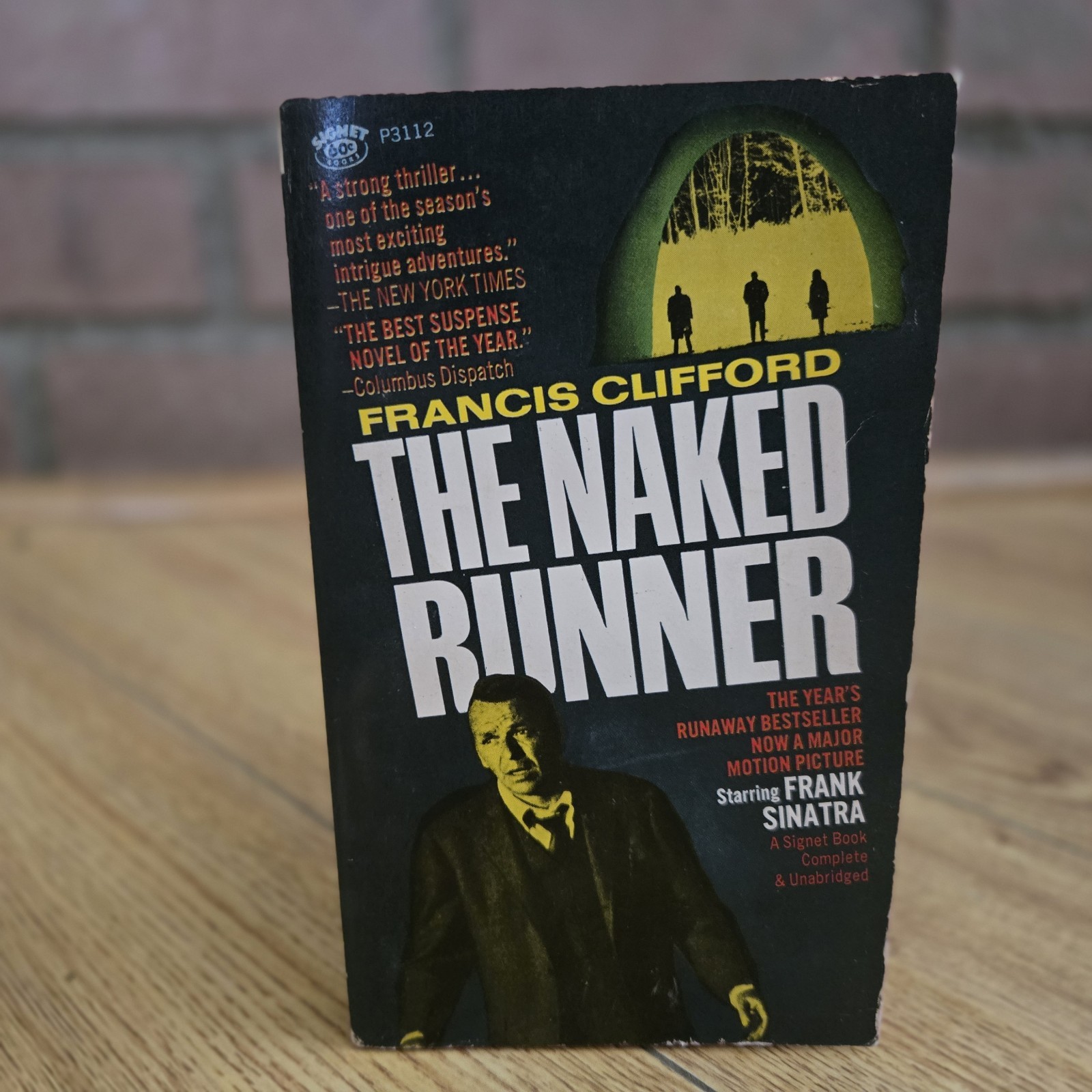 The Naked Runner (PB Signet 1967) Francis Clifford Thriller Spy Novel SINATRA