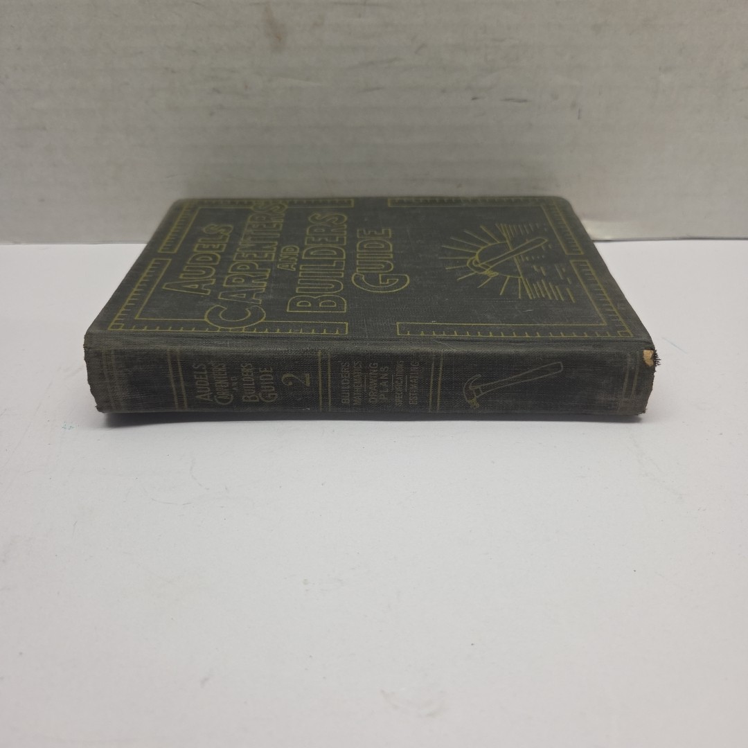 1951 “Carpenter’s And Builders Guide #3” By: Theo. Audel & Co. Vintage Hardcover
