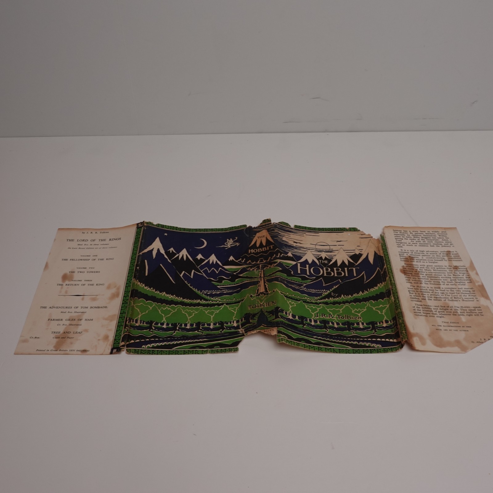 J R R Tolkien The Hobbit 1968 3rd Edition Fourth Impression