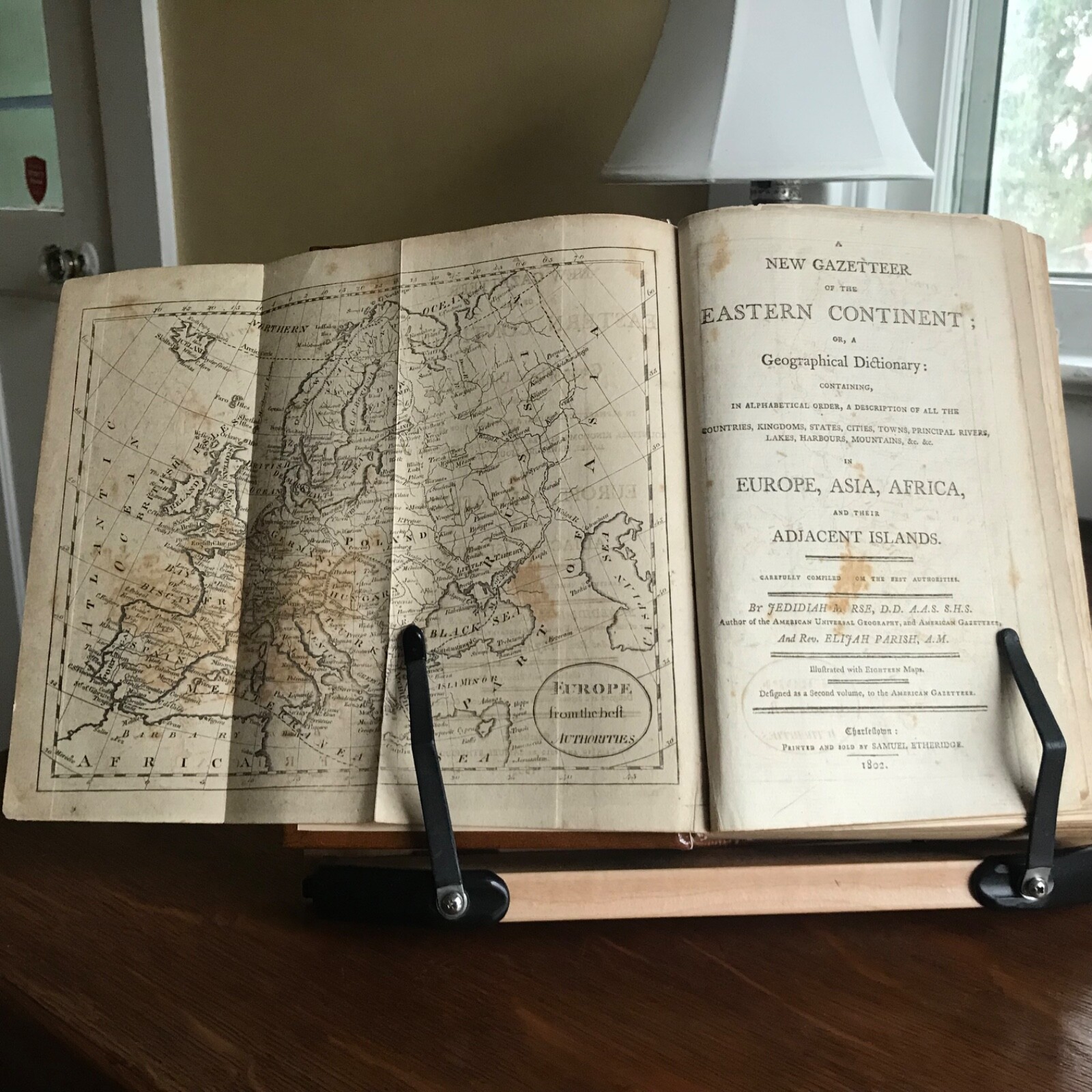1802 Jedidiah Morse’s New Gazetteer of the Eastern Continent