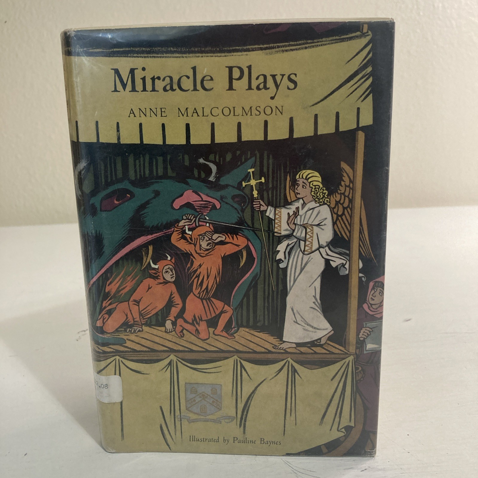 Miracle Plays By Anne Malcolmson Hardcover Book Ex-Library Copy Houghton Mifflin