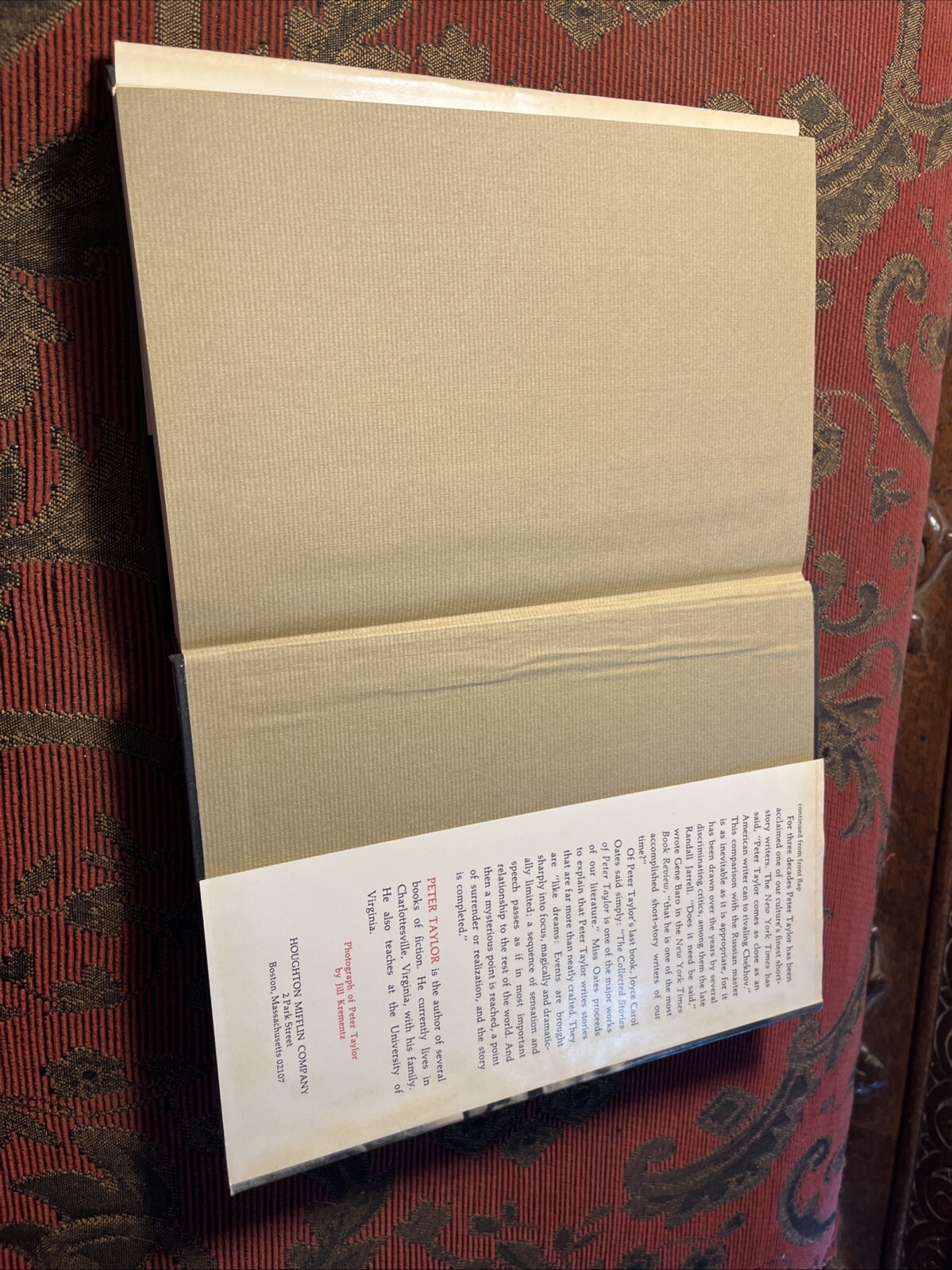 Peter TAYLOR / Presences Seven Dramatic Pieces First Edition 1973