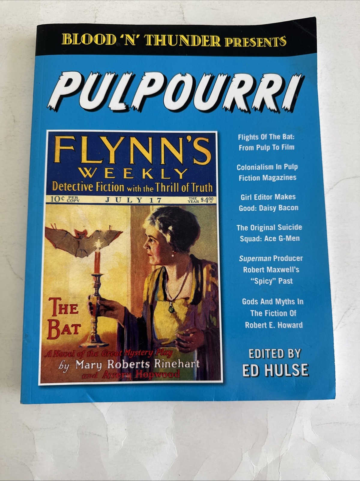 New ~ Blood ’n‘ Thunder Presents 4: Pulpourri Flynn’s weekly Detective Fic ~ TPB