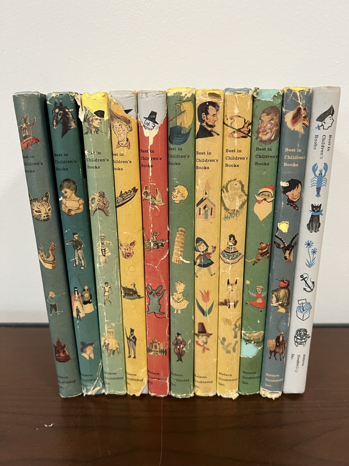 Lot of 11 Vintage Best in Childrens Books* Nelson DoubleDay Inc* Collectors item