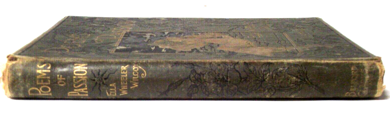 RARE 1888 Belford Clarke Pub „Poems of Passion“ Ella Wheeler Wilcox Deluxe Ed Hb