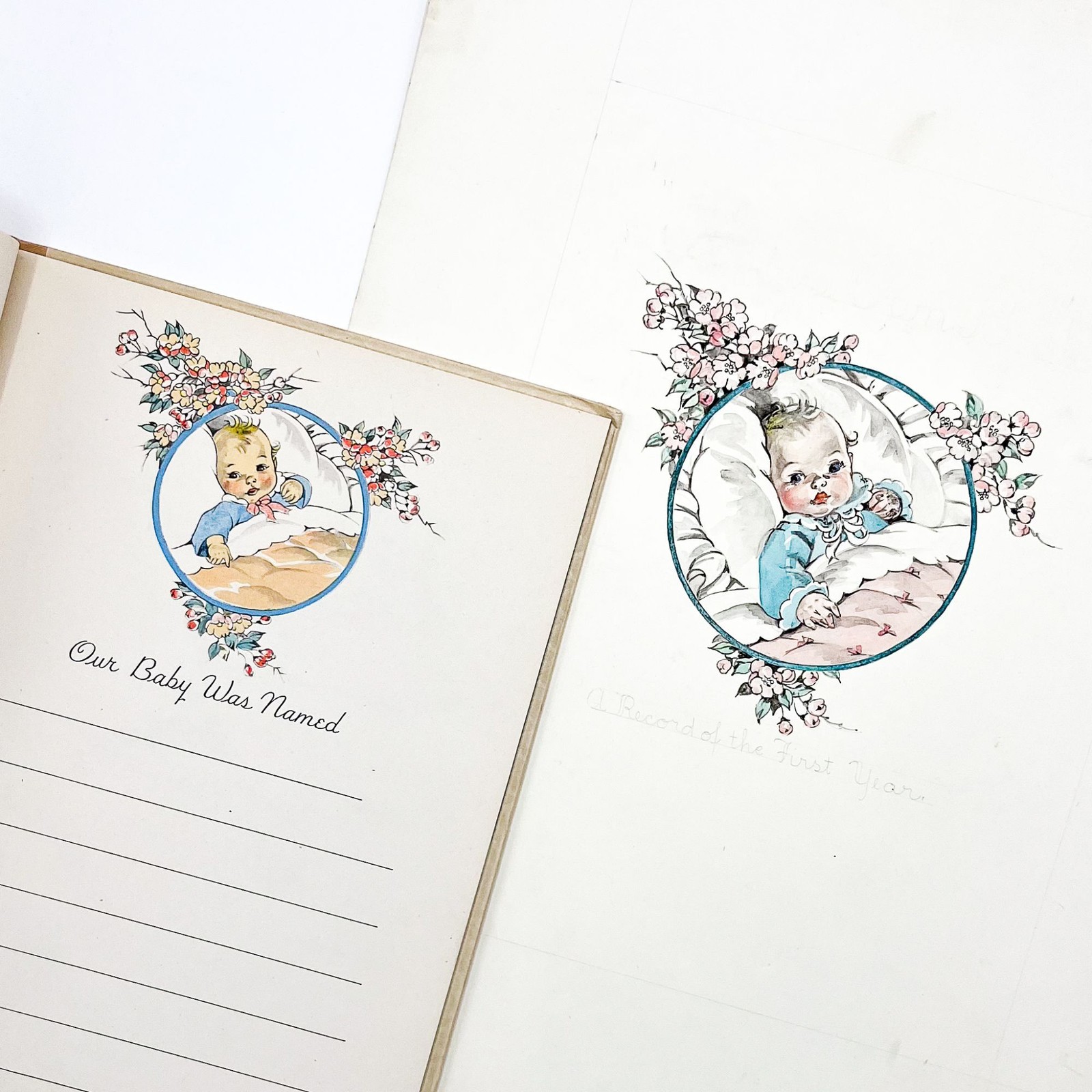 Janet Laura Scott / Original Art and Book for BABYHOOD STEP BY STEP Signed 1st
