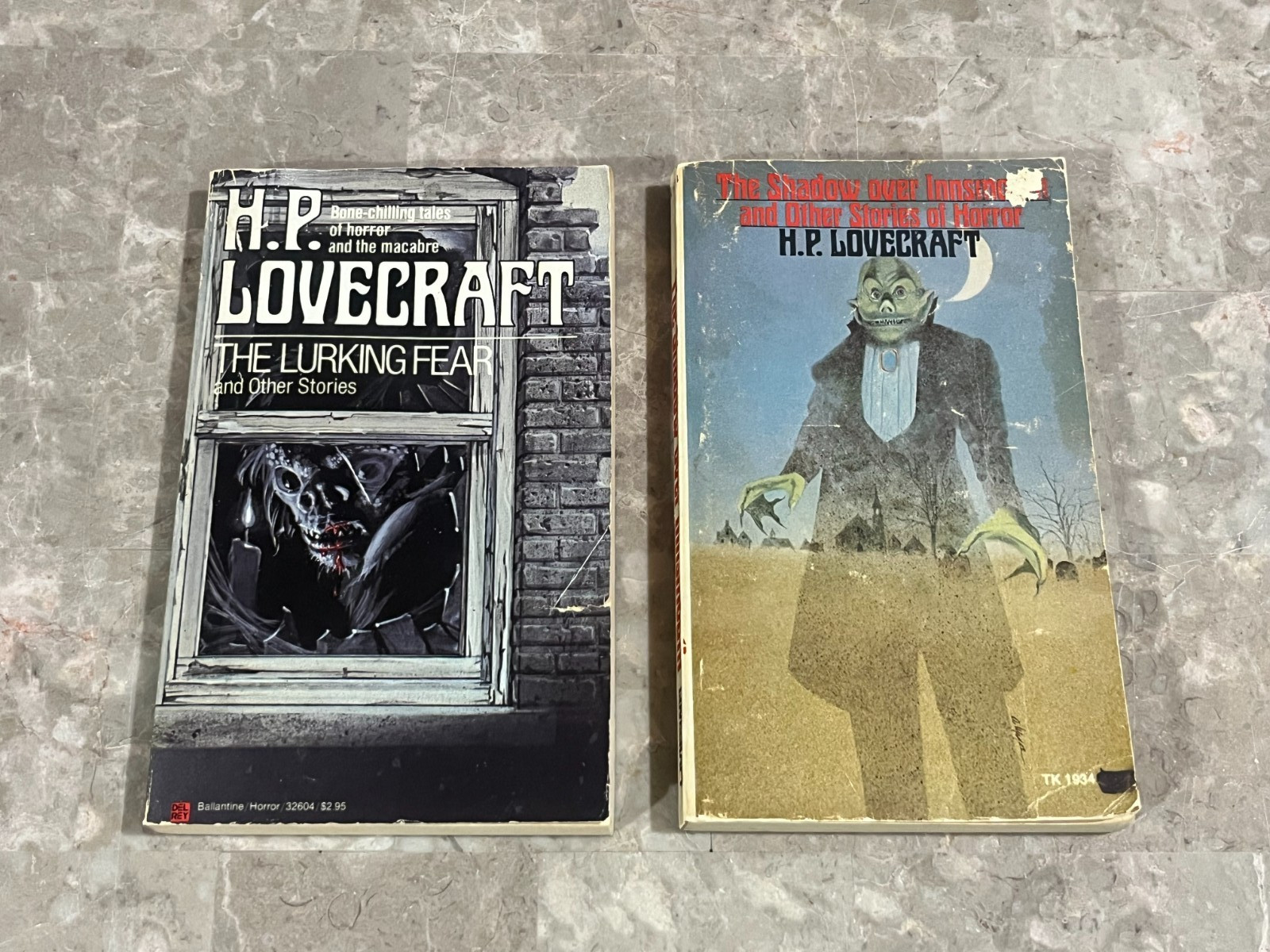 Lot of 2 H. P. Lovecraft Paperbacks: The Shadow Over Innsmouth & Lurking Fear