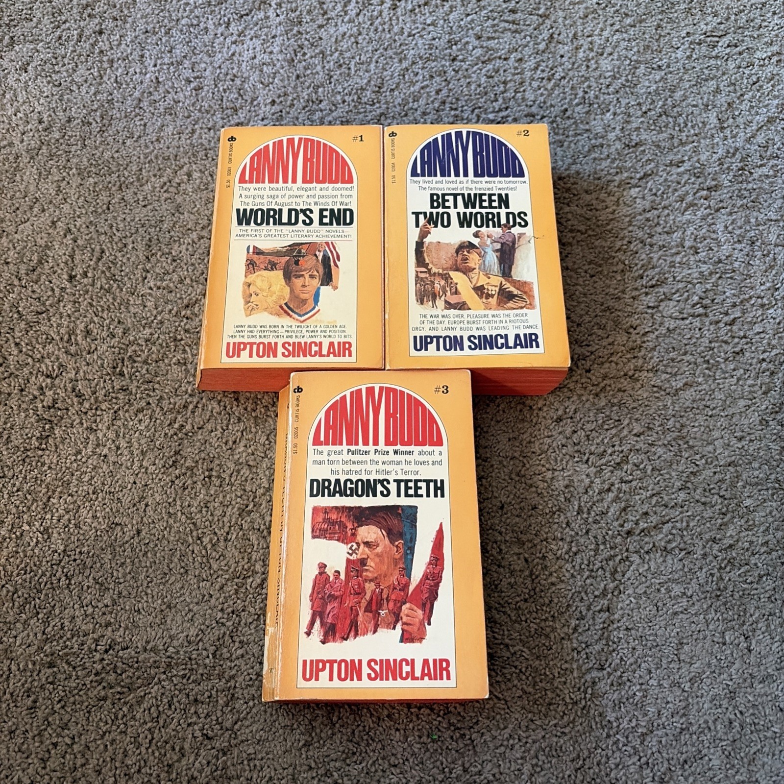 Worlds End Between Two Dragon’s Teeth by Upton Sinclair Lanny Budd Series 1 – 3