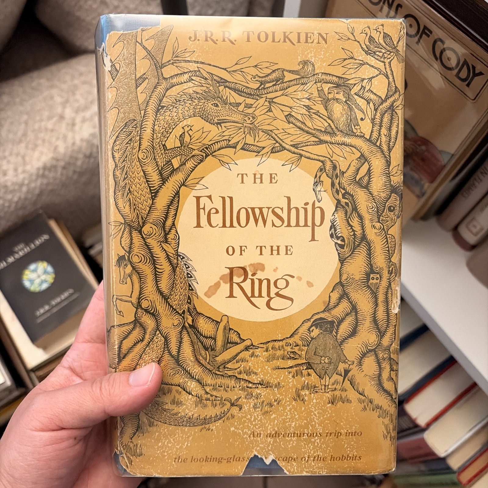 J R R Tolkien / THE FELLOWSHIP OF THE RING 1st Edition