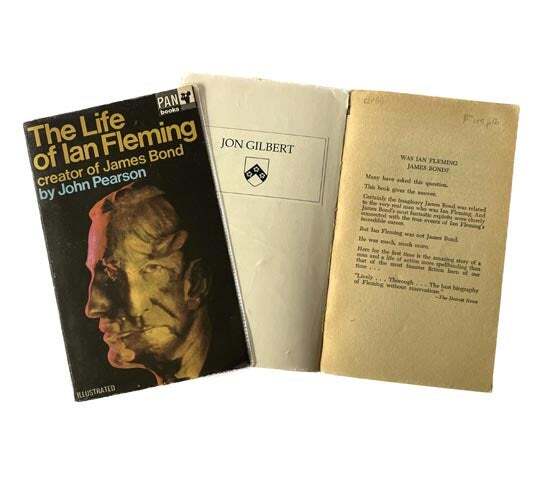 John PEARSON / Life of Ian Fleming Creator of James Bond three paperback 1st ed
