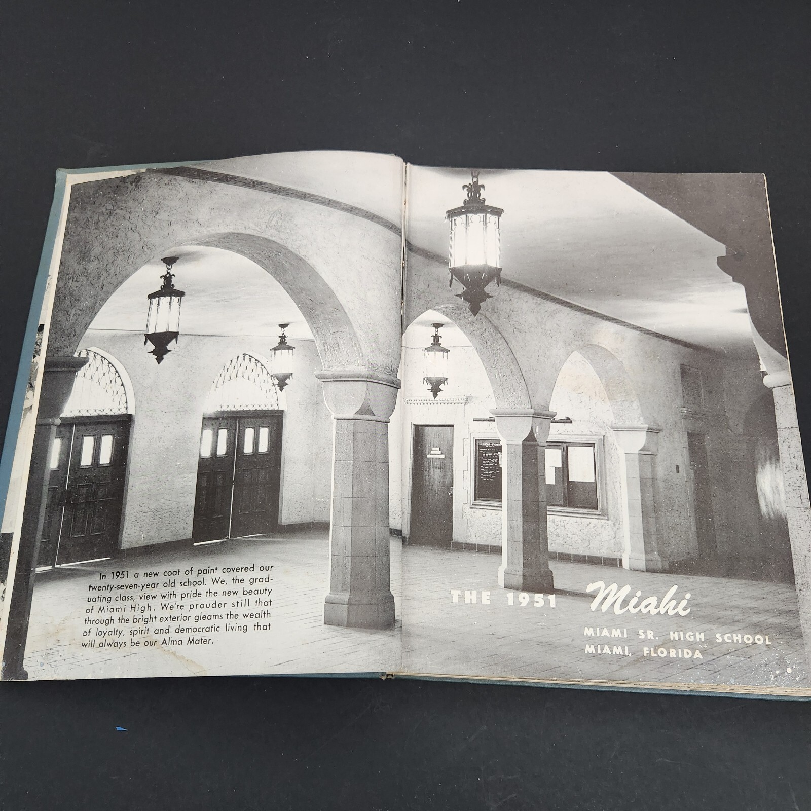 Vintage Yearbook 1951 Miahi Miami Sr High School Florida