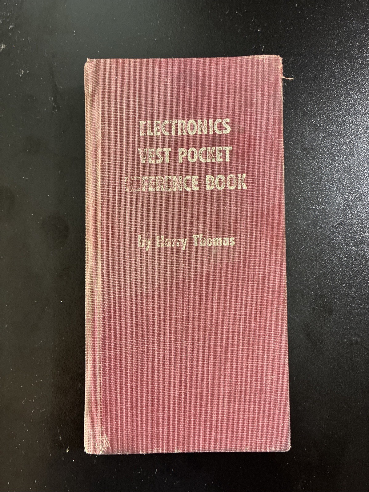 Vintage 1972 Electronics Vest Pocket Reference Book Harry Thomas Prentice Hall