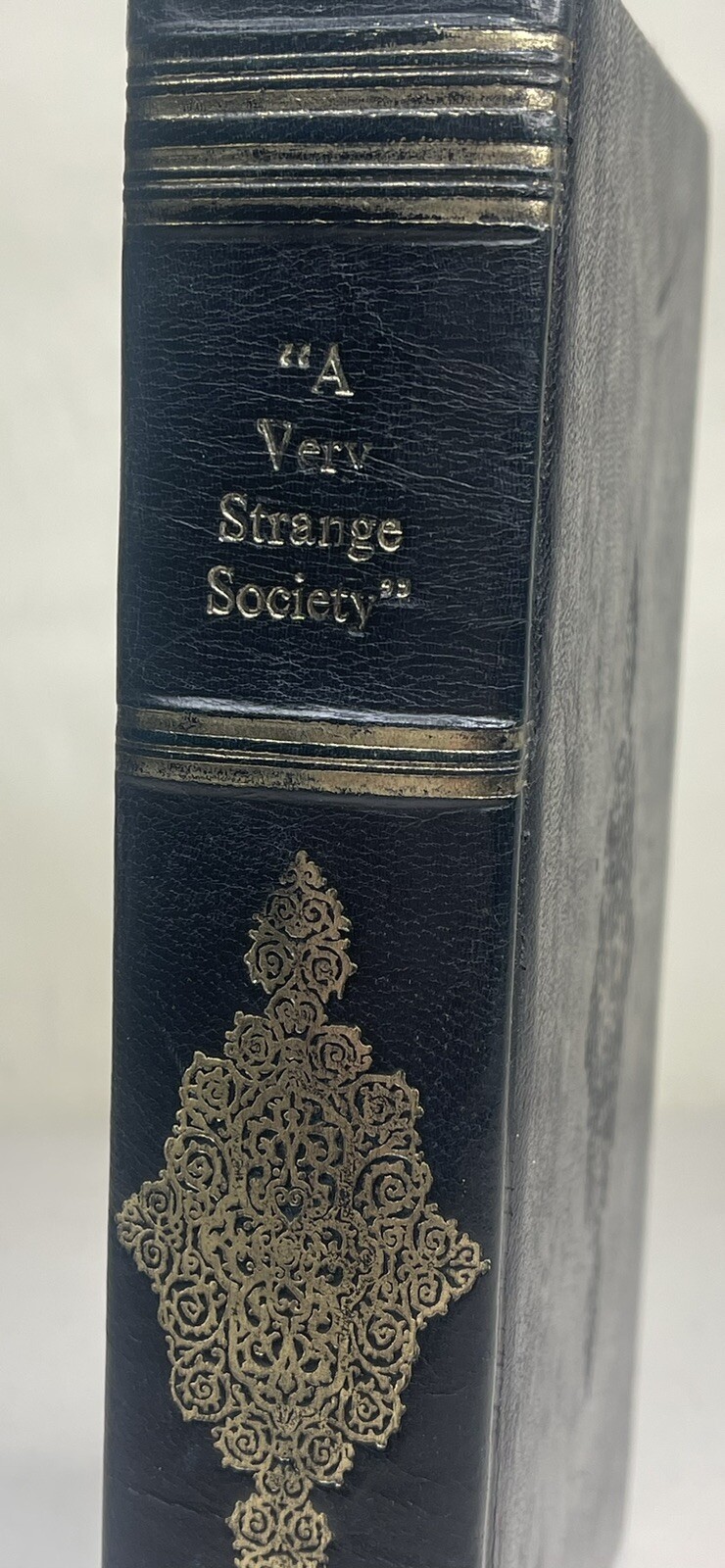 A Very Strange Society Allen Drury 1967 Leather Bound Rare Book South Africa Htf