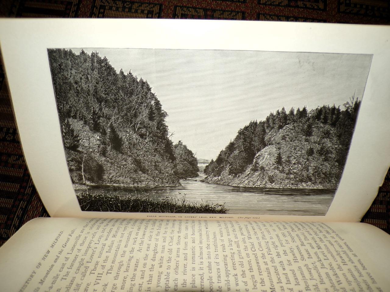 XRARE 1882 History of the Towns of New Milford and Bridgewater, Connecticut maps