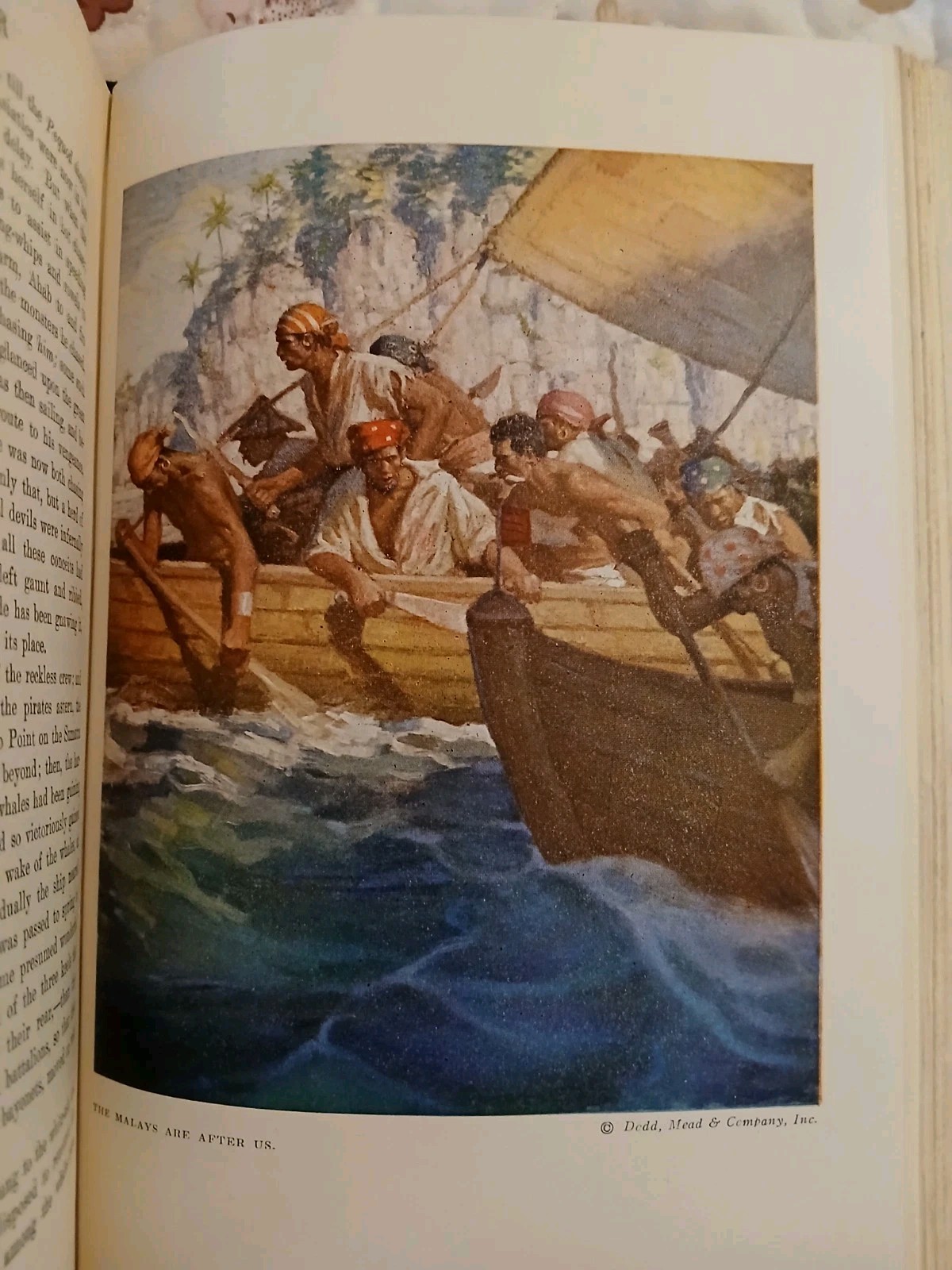 Moby Dick or The White Whale Herman Melville Dodd Mead Schaeffer Illust 1942 HC