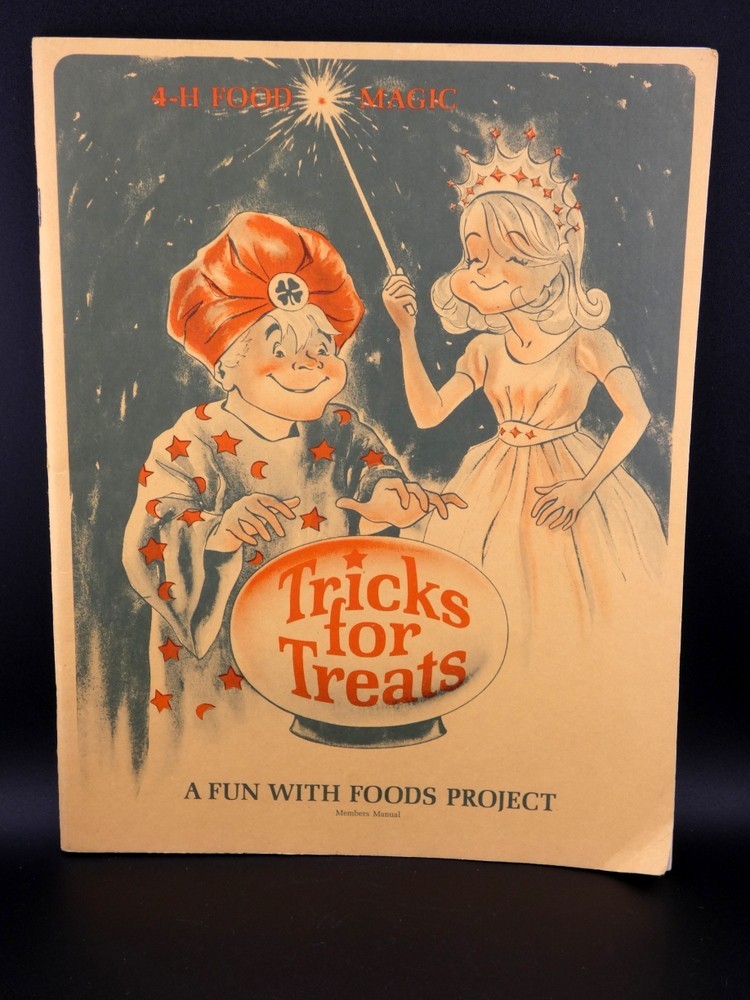 Vintage Tricks for Treats 4-H Food Magic Halloween Cook Book