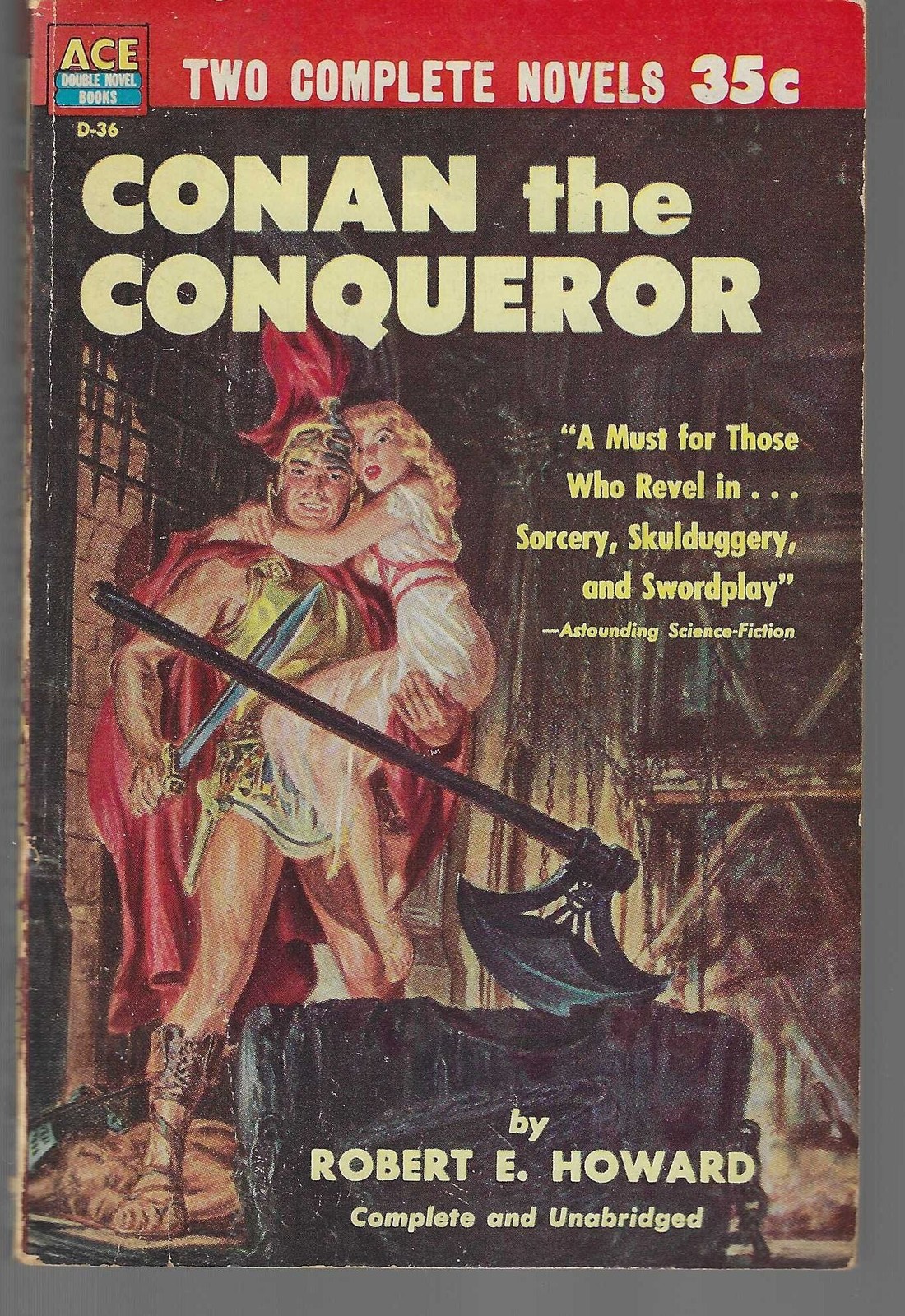 Robert E / Brackett Howeard / Conan the Conqueror / The Sword of Rhiannon 1st ed
