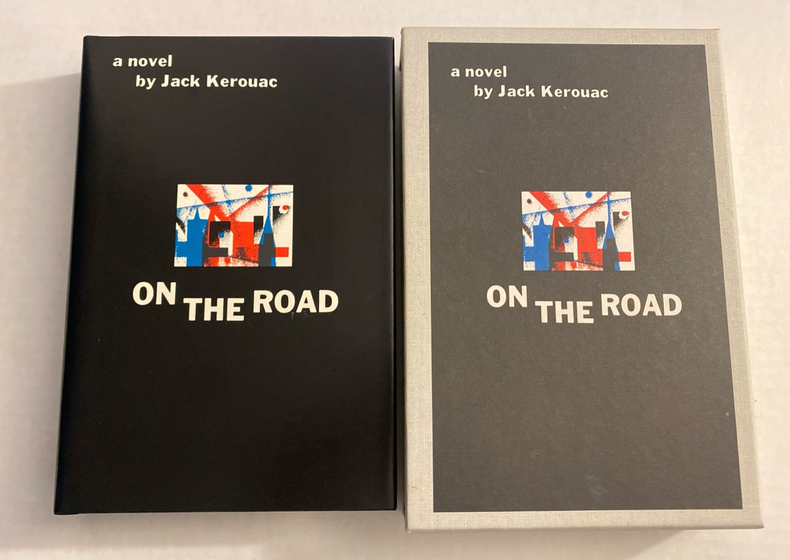 On the Road a Novel by Jack Kerouac First Edition Facsimile with Slipcover