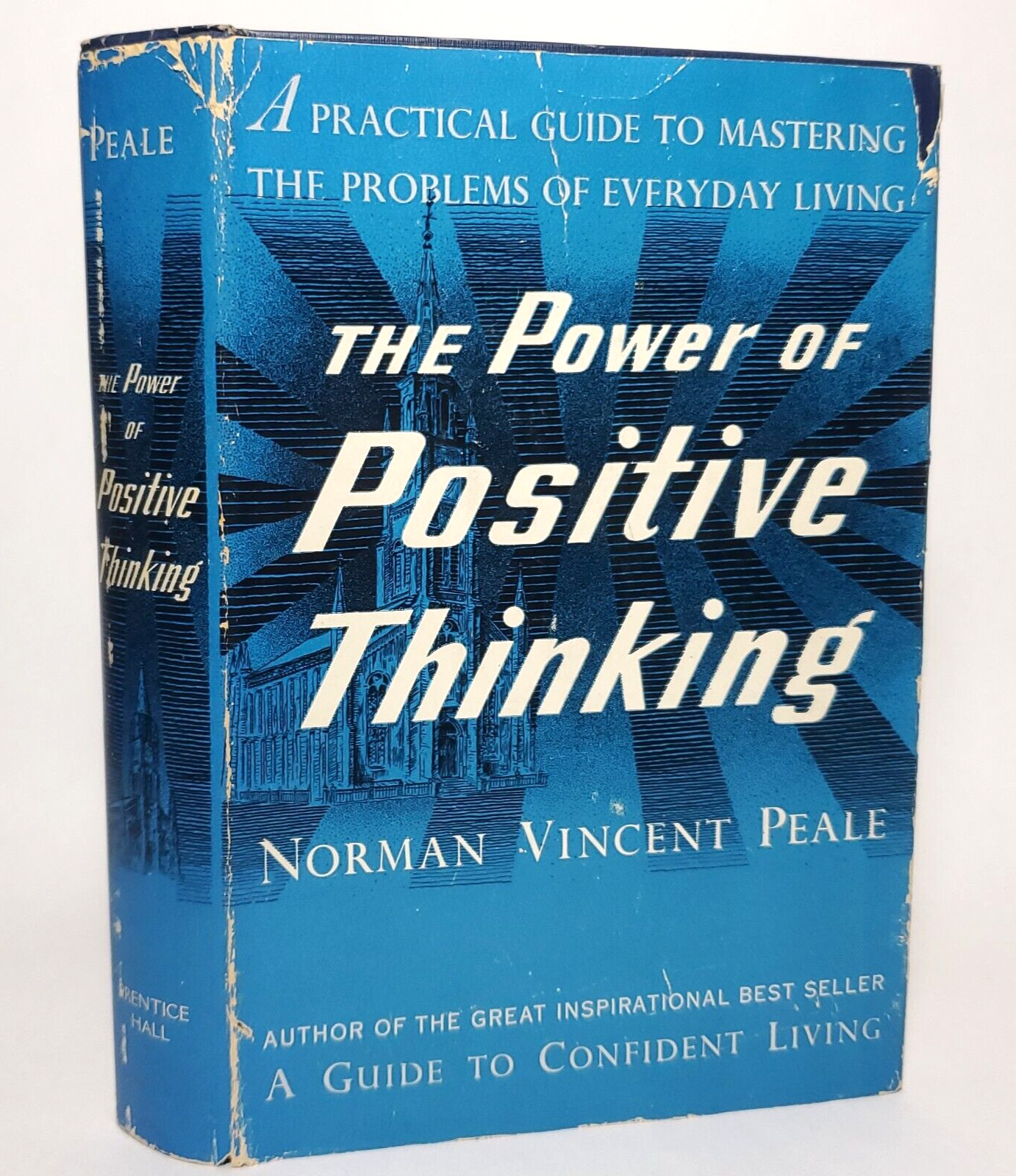 THE POWER OF POSITIVE THINKING by Peale HC $2.95 DJ 1954 Printing