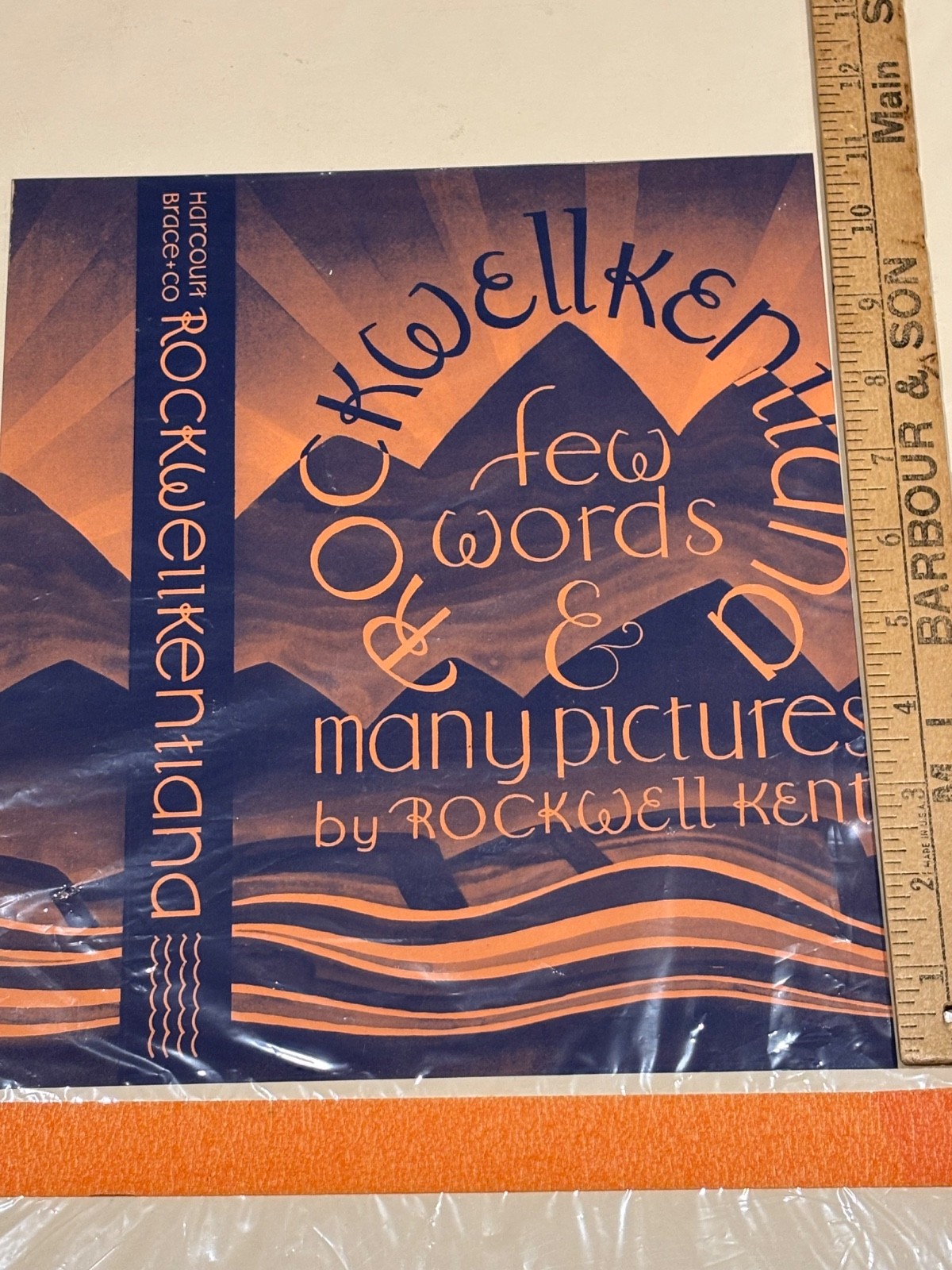 Rockwell Kent Kentiana dust jacket artist proof estate Dan Burne-Jones