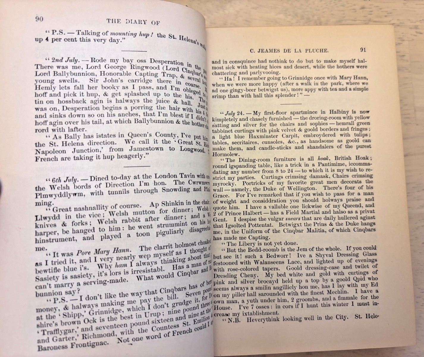 William M Thackeray Burlesques Standard Edition Antique Hardcover
