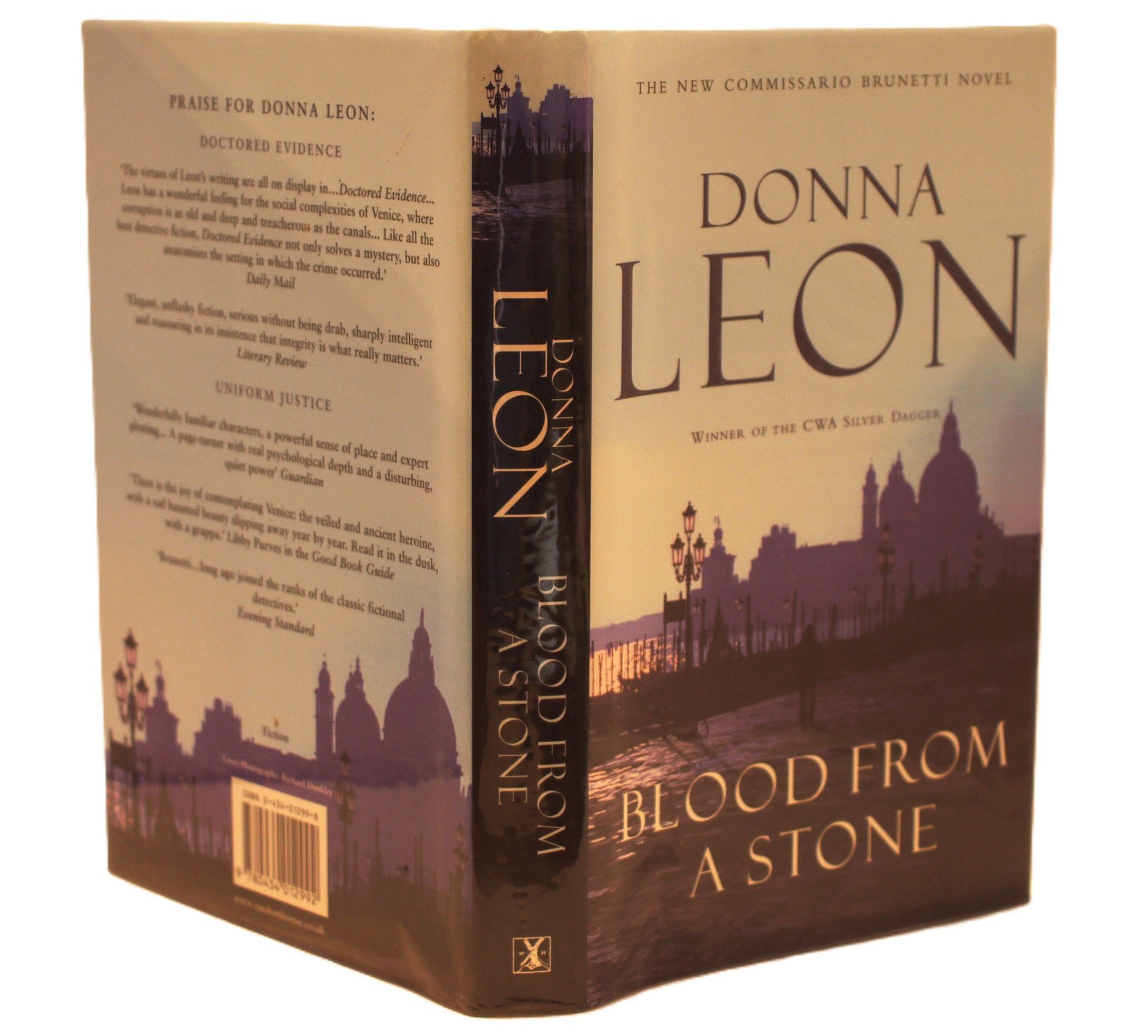 * Signed Copy * Donna Leon Blood From A Stone First UK Edition in D/J 2005