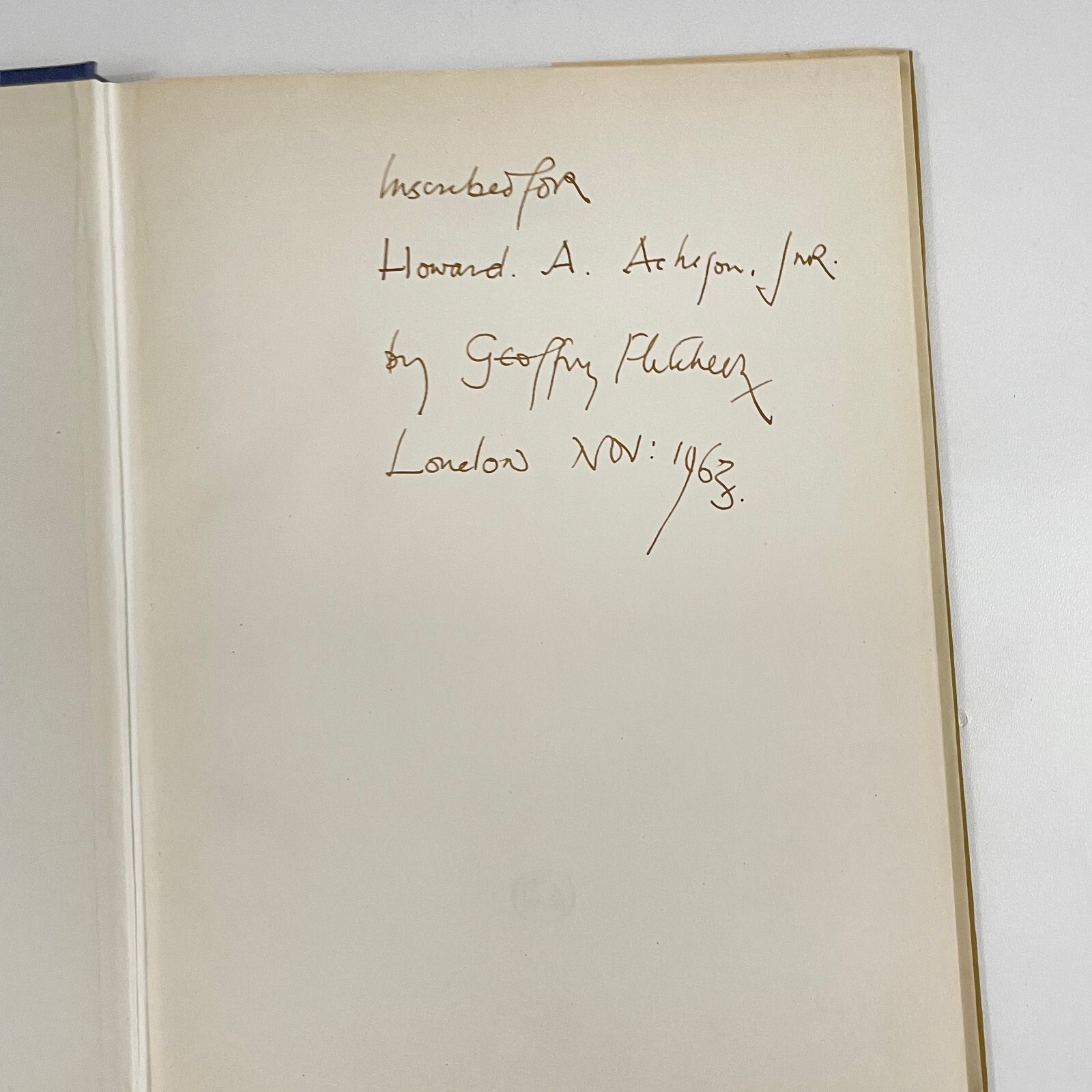 City Sights: A City of London Portfolio by Geoffrey Fletcher SIGNED 1963 UK