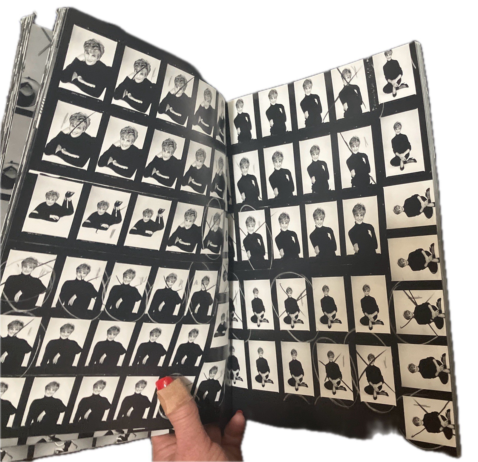 Patrick Demarchelier CONTACT SHEETS 1999 Tony Shafrazi Gallery, First Edition