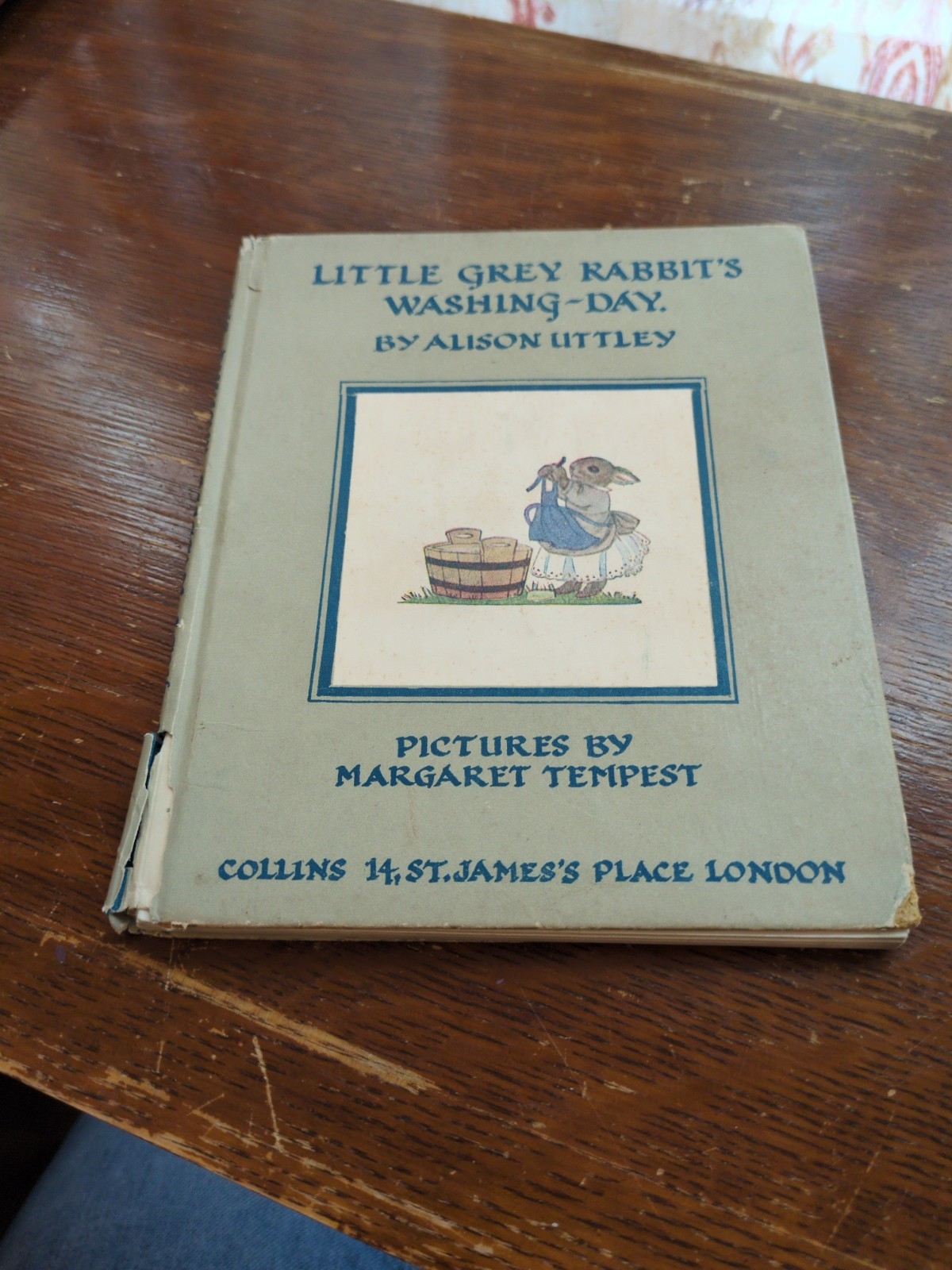 Little Grey Rabbit’s Washing-Day Alison Uttley 1957 Margaret Tempest Illus (12)
