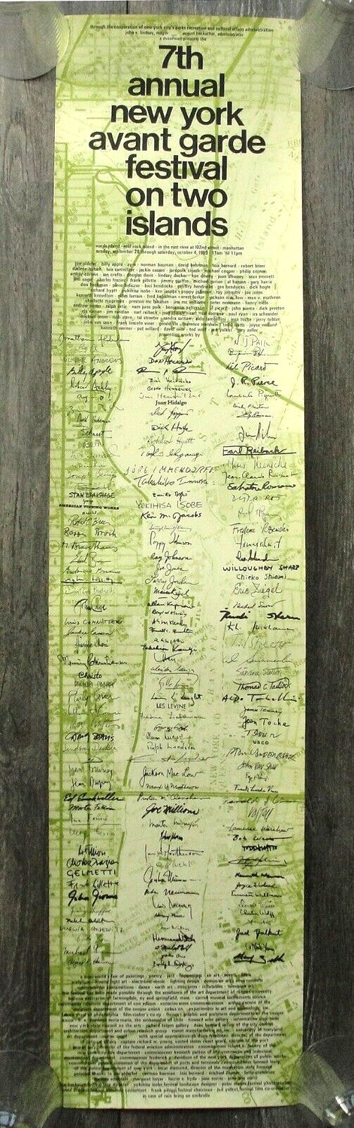 Fluxus 1969; MOORMAN: 7th NY Avant Garde Fest; Nam June Paik, Mac Low, Patterson