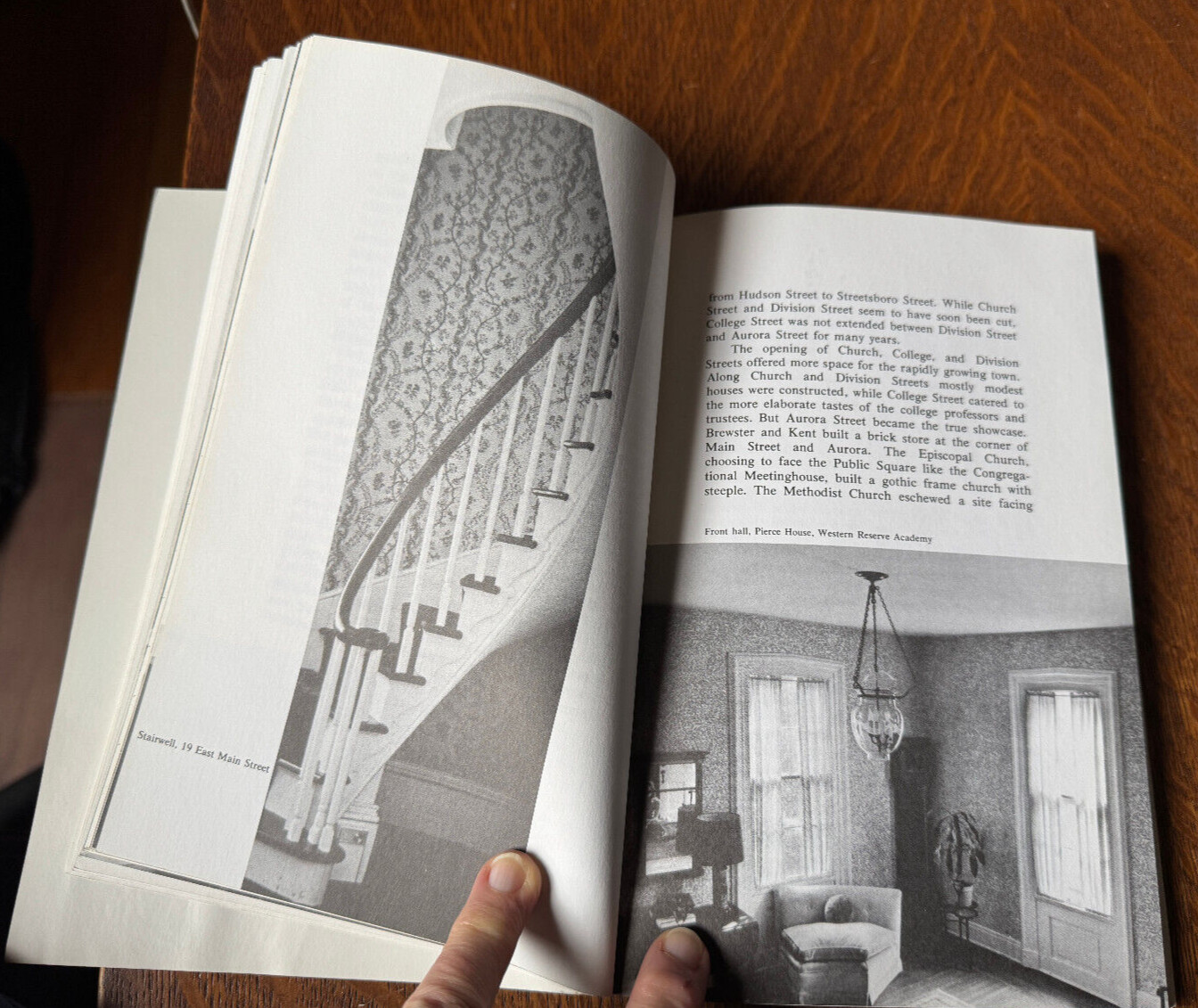 Hudson Ohio Architectural and Historical Study 1973 Rogers 1st Edition Softcover
