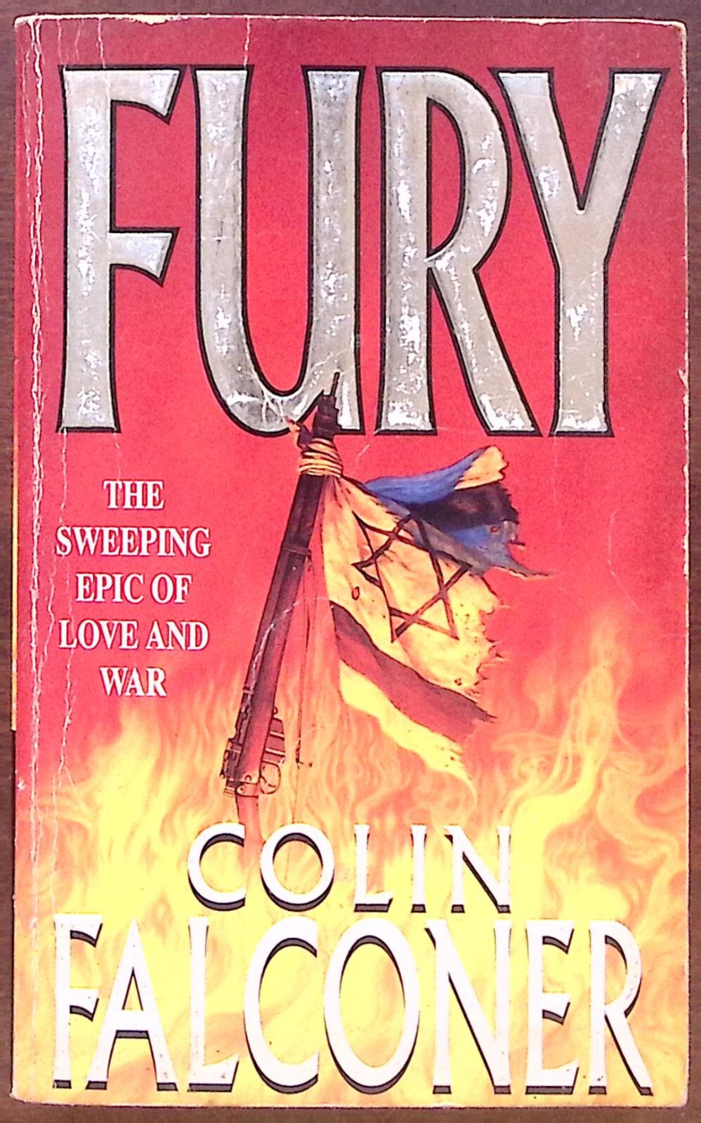 1993 FURY BY COLIN FALCONER SWEEPING EPIC OF LOVE AND WAR CORONET BOOKS B1062
