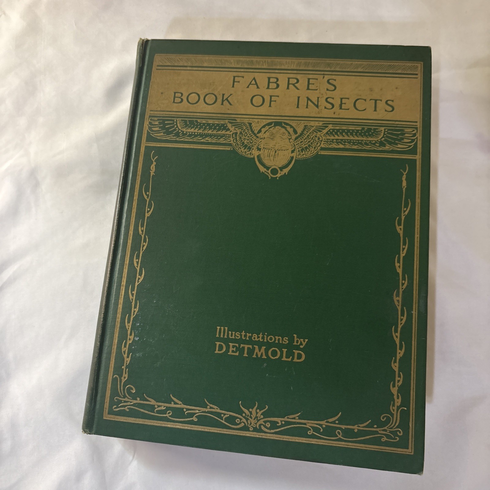 Fabre’s Book of Insects Illustrated By Detmold Tudor Pub 1936 4th Printing HB