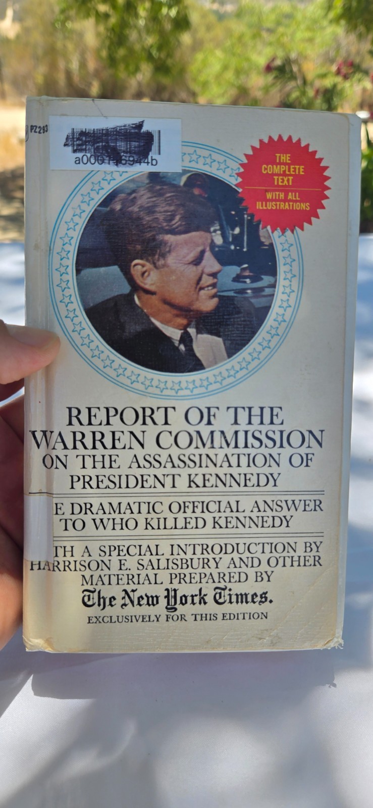 Report The Warren Commission on the Assassination President Kennedy 1964 Ex-Lib