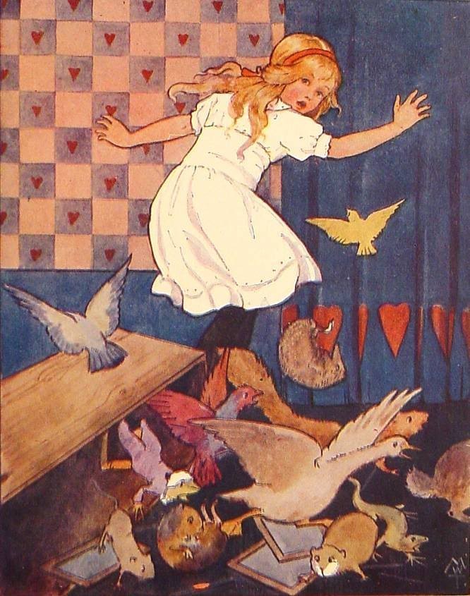 1919 color ALICE IN WONDERLAND Alice’s MARGARET TARRANT Adventures LEWIS CARROLL